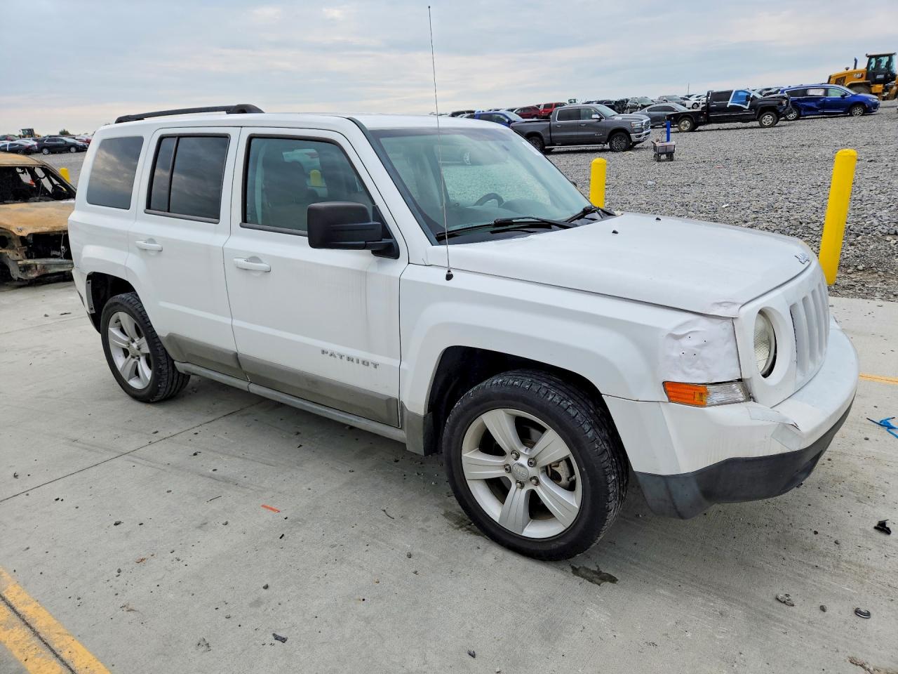 2011 Jeep Patriot Sport White vin: 1J4NT1GA8BD104145