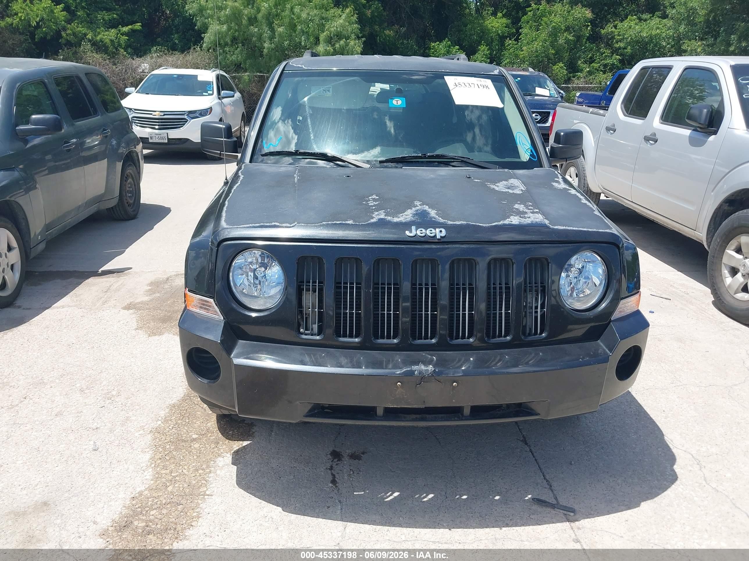 2010 Jeep Patriot Sport Черный vin: 1J4NT2GA0AD516743