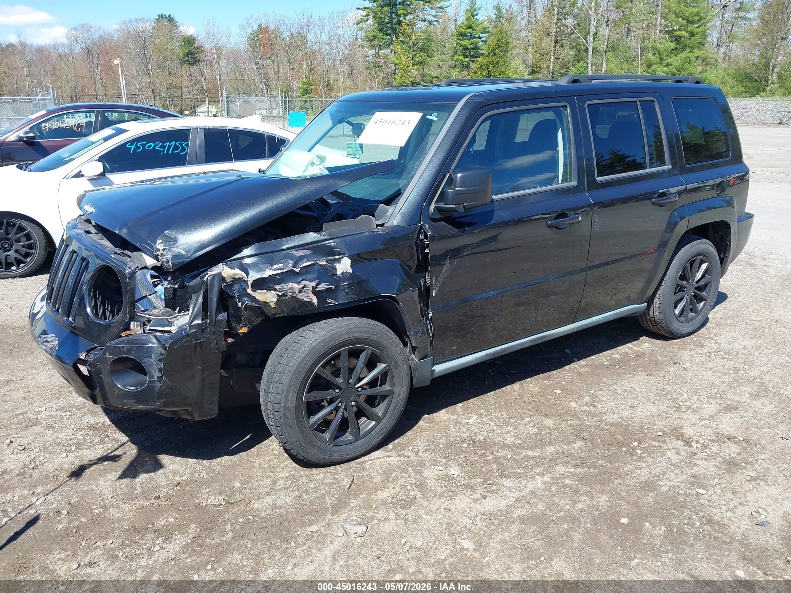 2010 Jeep Patriot Sport Black vin: 1J4NT2GA9AD516675