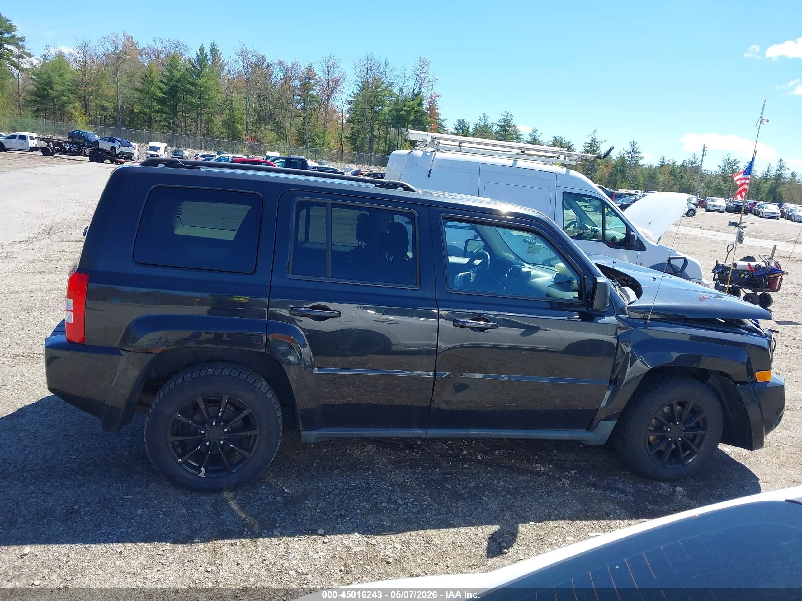 2010 Jeep Patriot Sport Black vin: 1J4NT2GA9AD516675