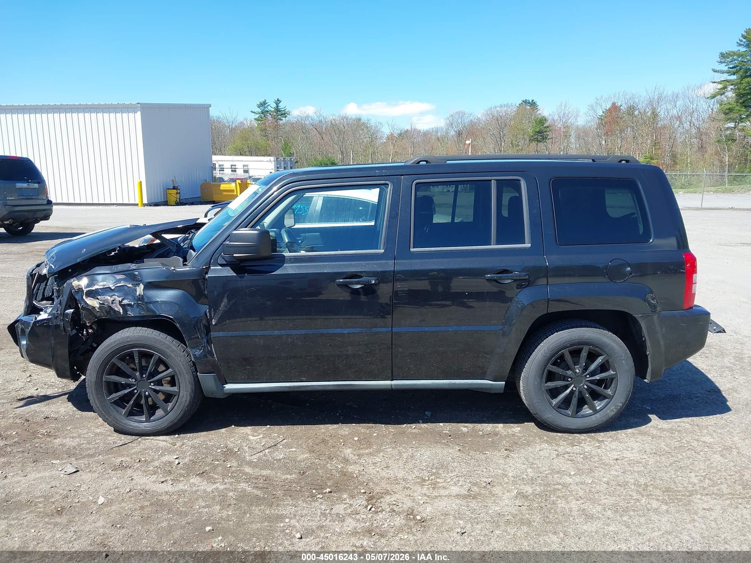 2010 Jeep Patriot Sport Black vin: 1J4NT2GA9AD516675