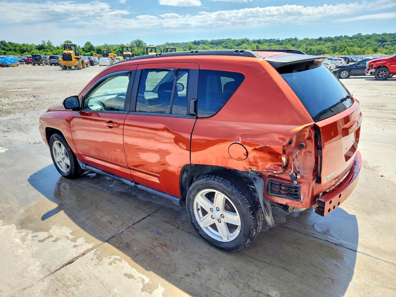 2010 Jeep Compass Sport Orange vin: 1J4NT4FA1AD504744