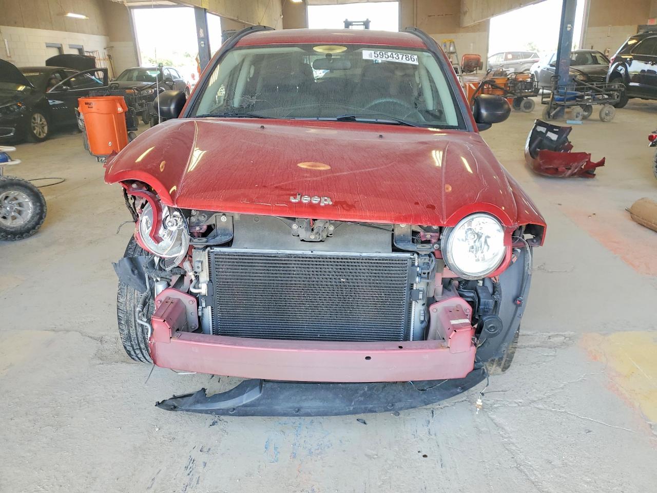 2010 Jeep Compass Sport Red vin: 1J4NT4FA6AD504755