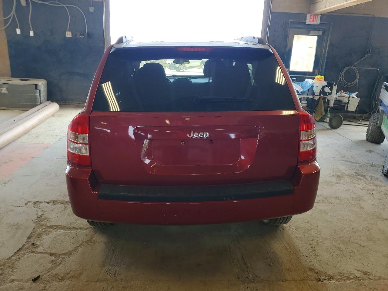 2010 Jeep Compass Sport Red vin: 1J4NT4FA6AD504755