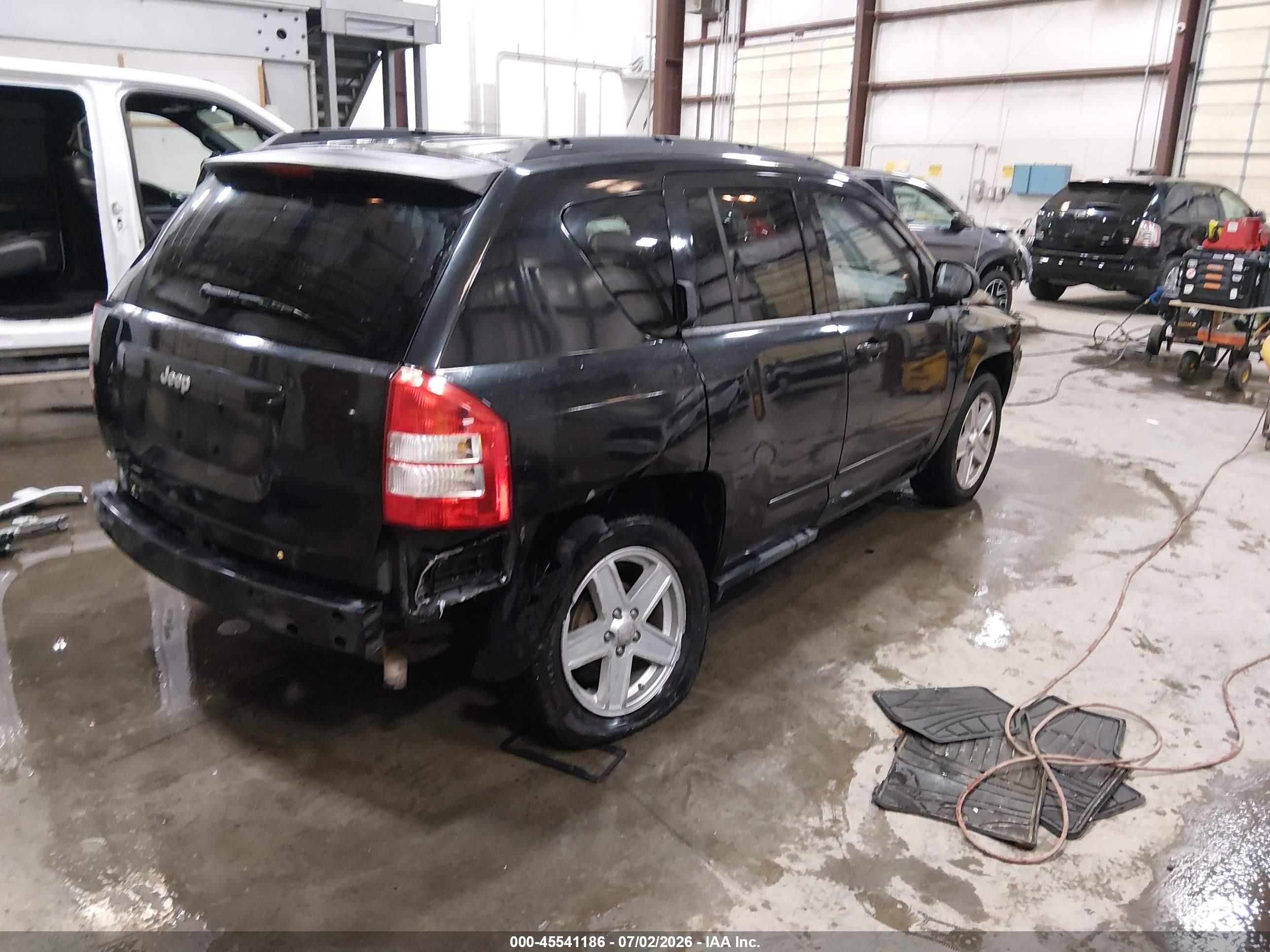 2010 Jeep Compass Sport White vin: 1J4NT4FB6AD578699