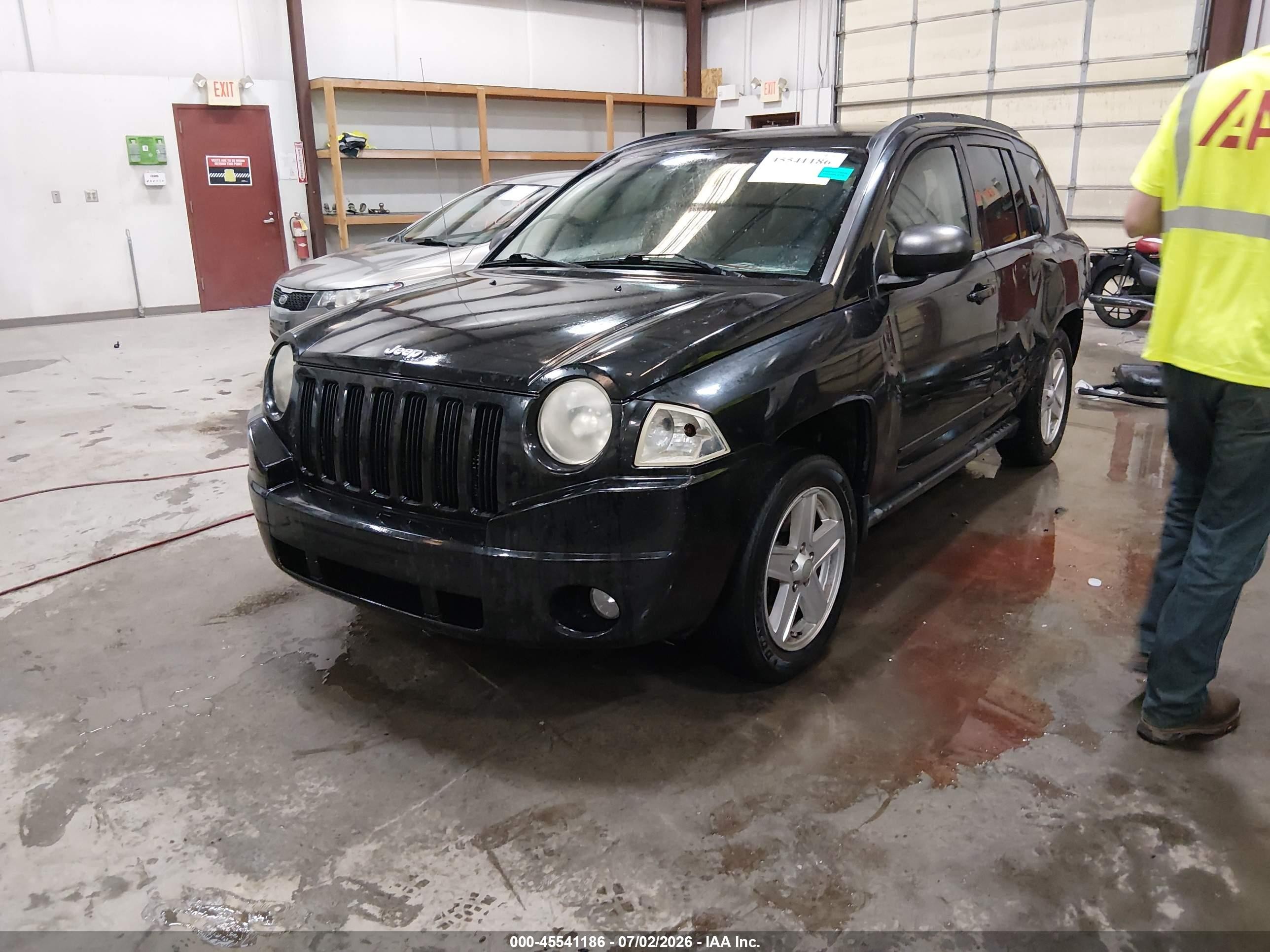 2010 Jeep Compass Sport White vin: 1J4NT4FB6AD578699