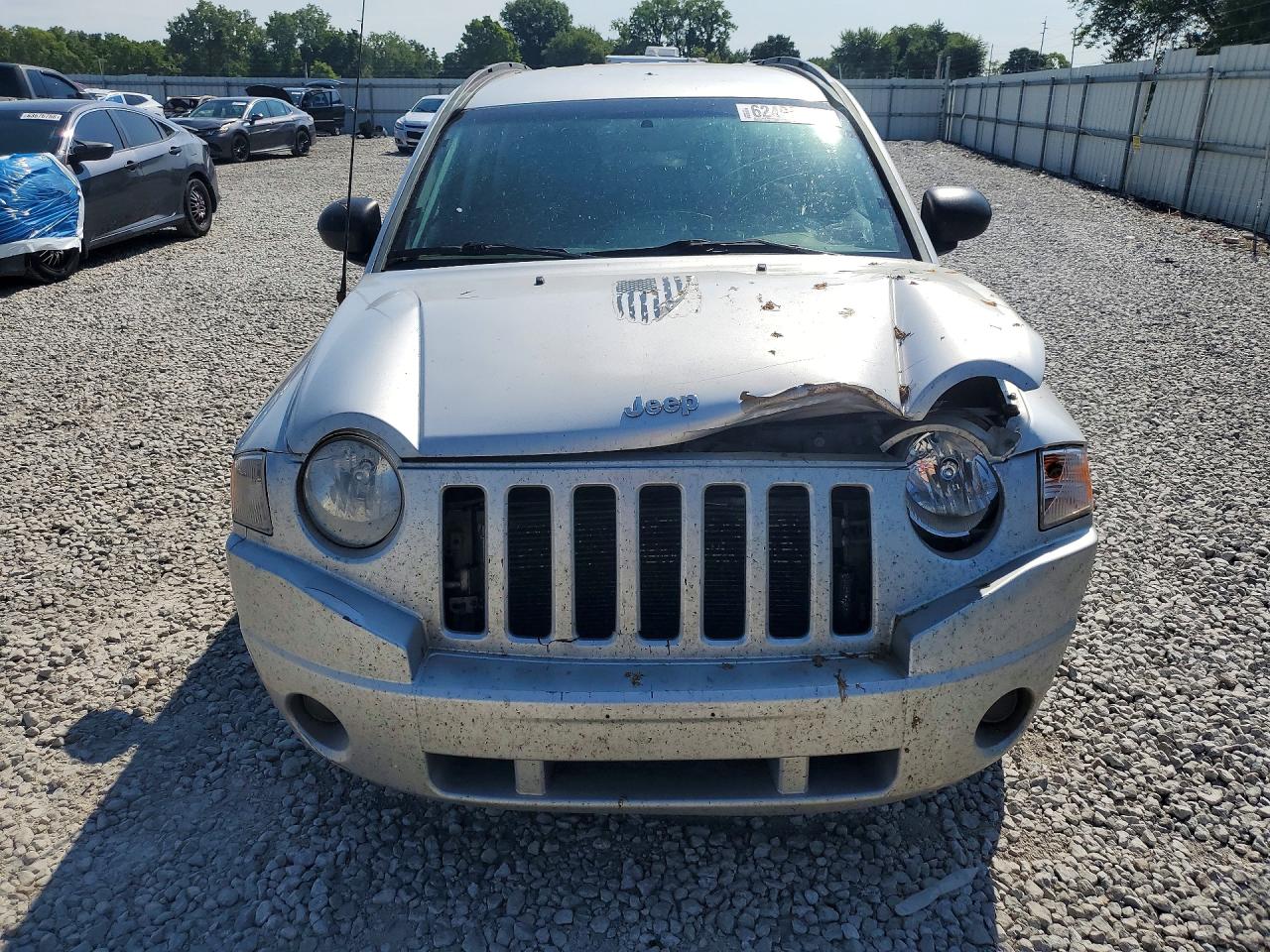2010 Jeep Compass Sport Silver vin: 1J4NT4FB6AD622748