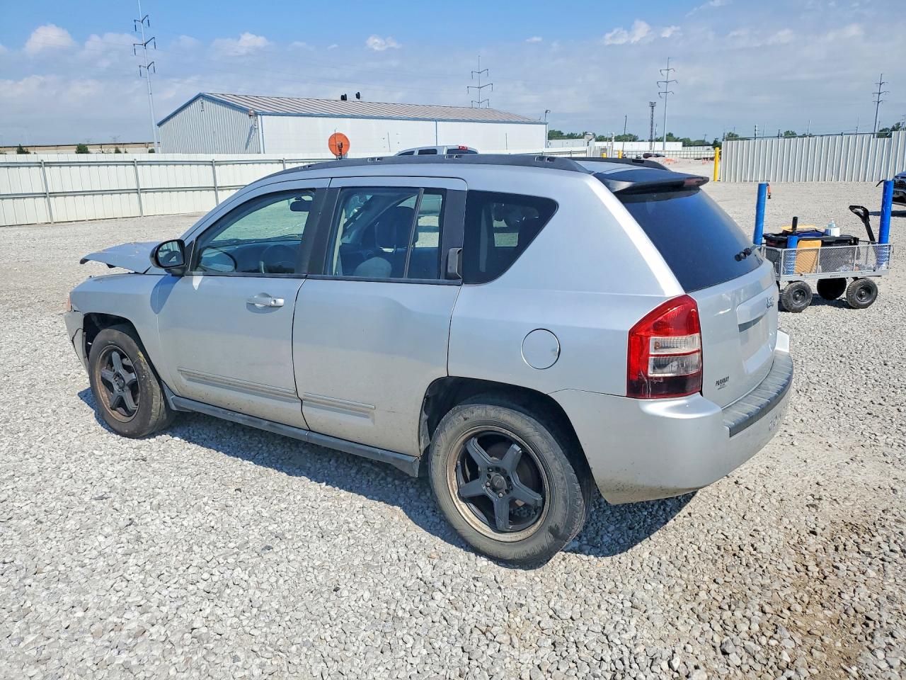 2010 Jeep Compass Sport Silver vin: 1J4NT4FB6AD622748