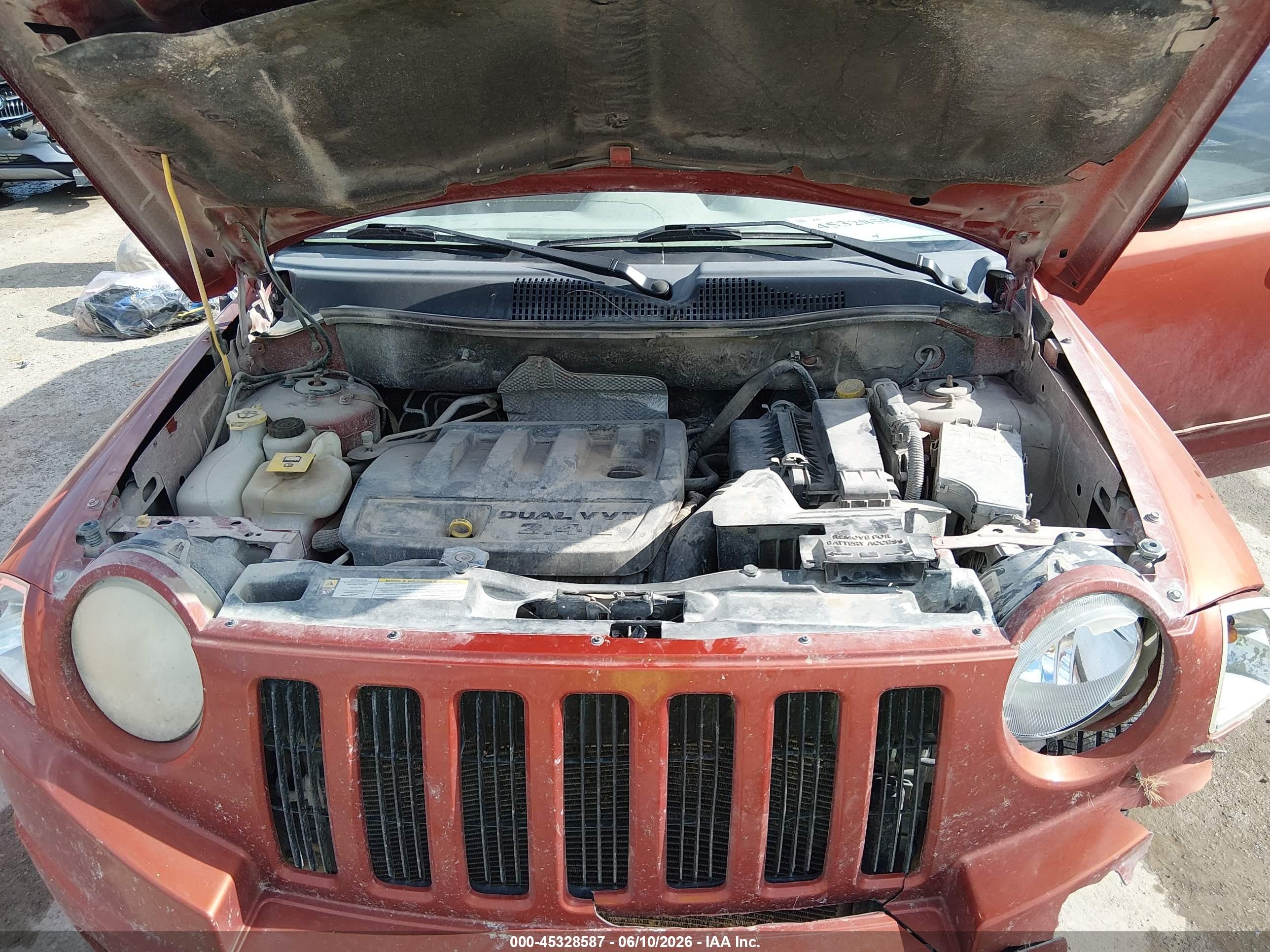 2010 Jeep Compass Sport Orange vin: 1J4NT4FB7AD571258