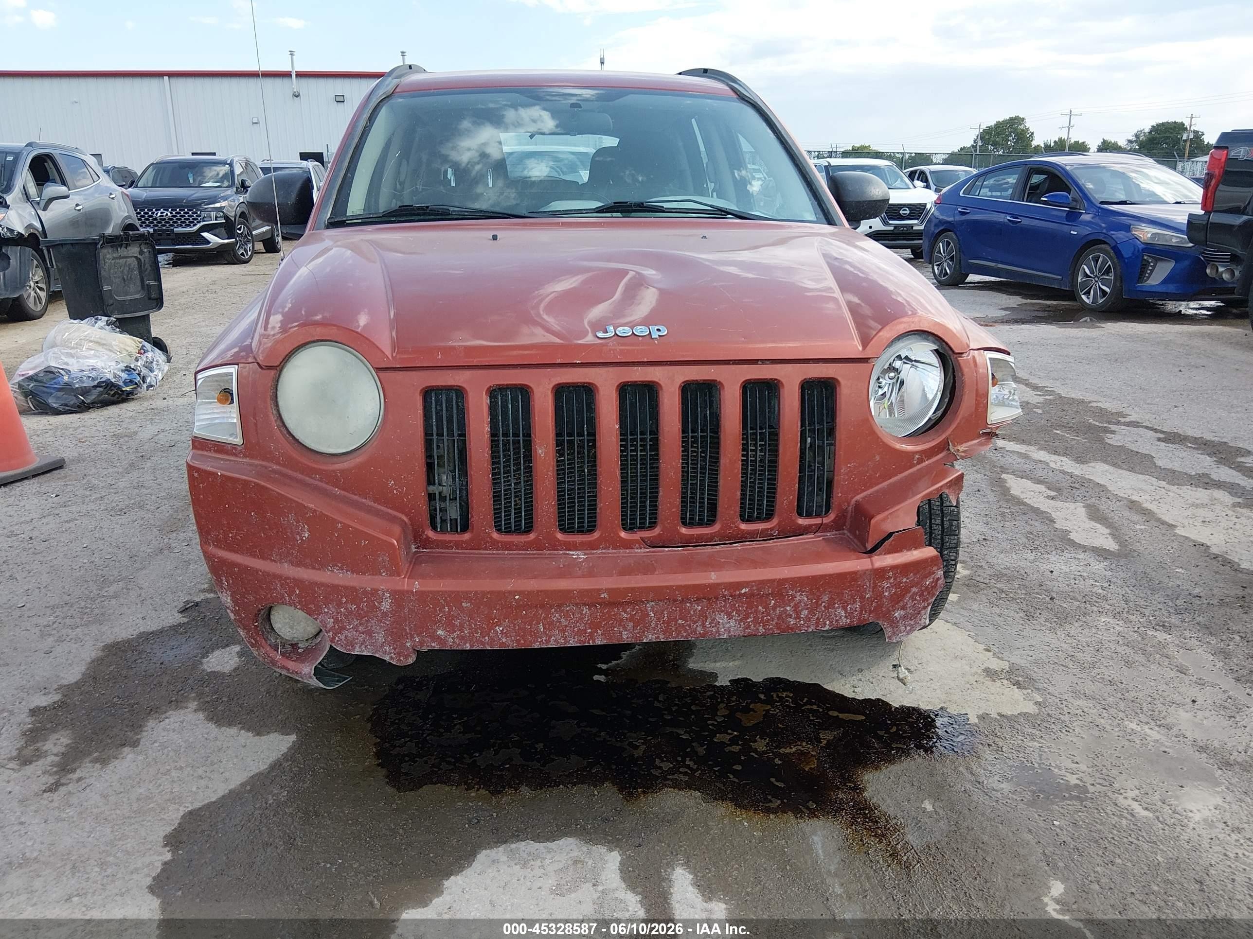 2010 Jeep Compass Sport Orange vin: 1J4NT4FB7AD571258