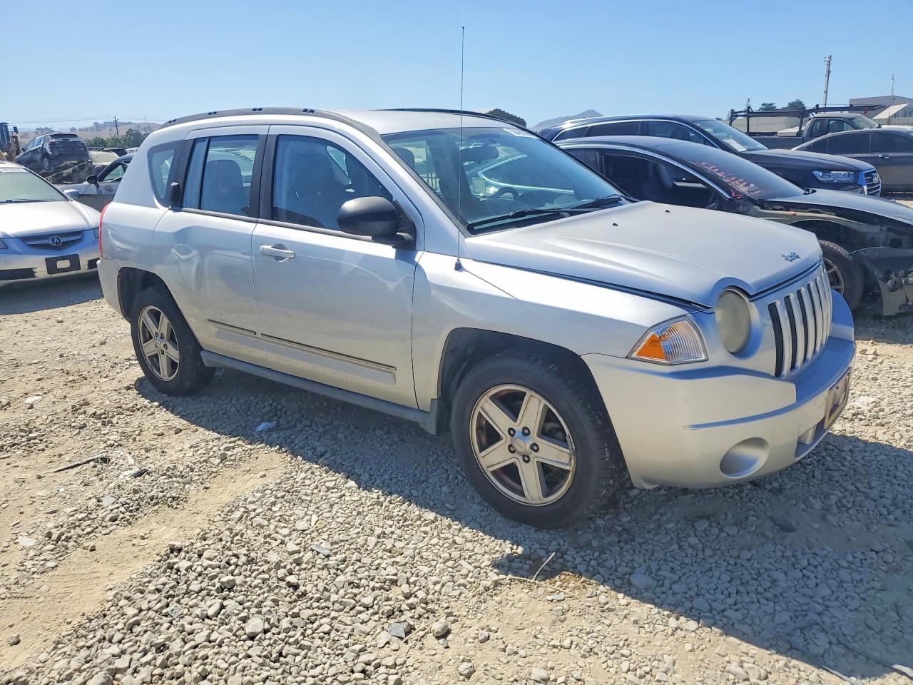 2010 Jeep Compass Sport Gray vin: 1J4NT4FBXAD558391