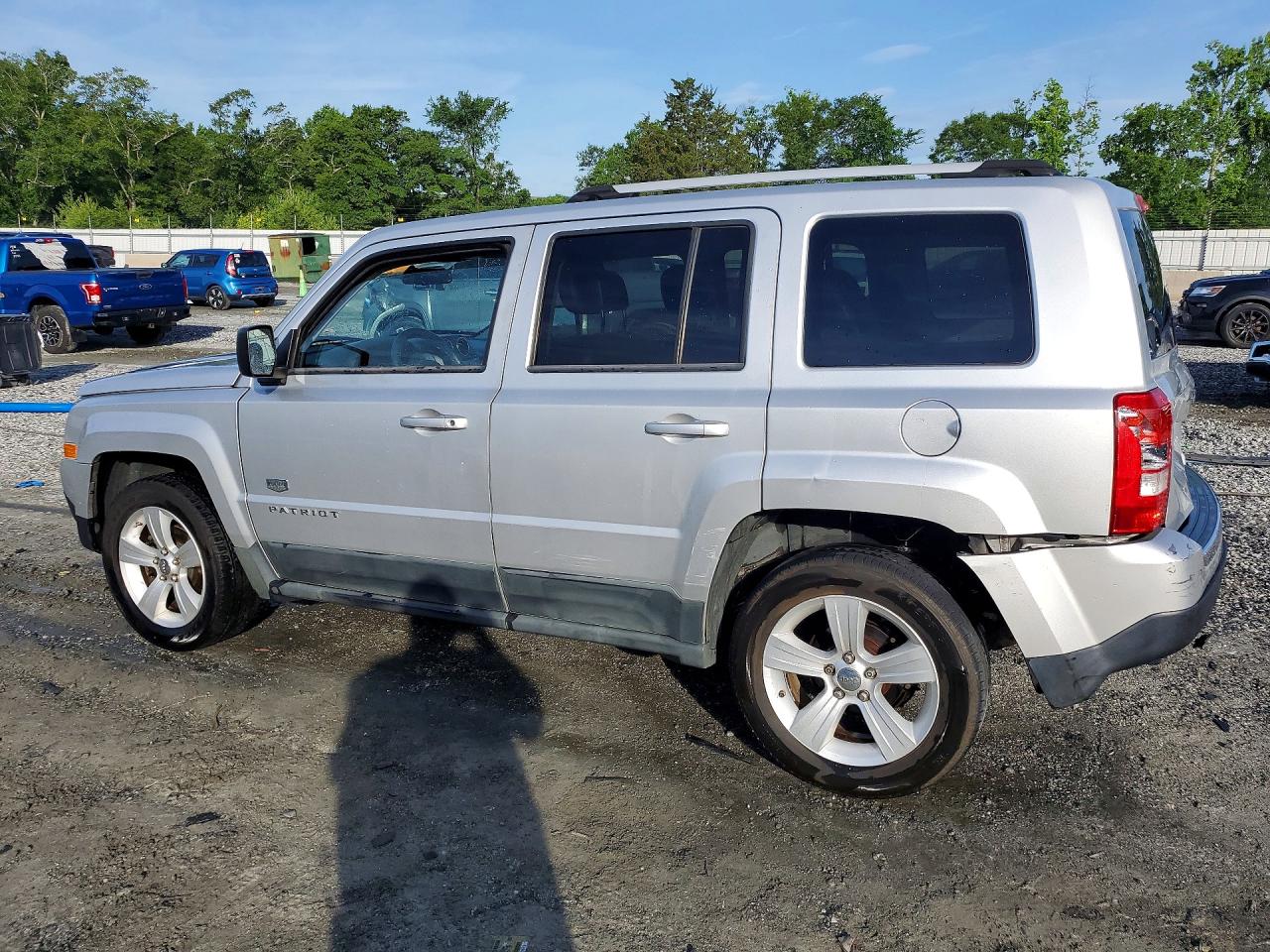 2011 Jeep Patriot Latitude Silver vin: 1J4NT4GB3BD167342