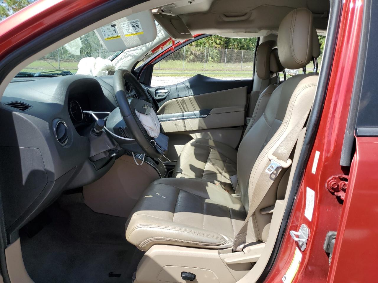 2010 Jeep Compass Limited Red vin: 1J4NT5FB0AD643441