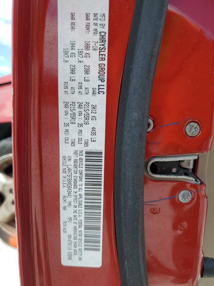 2010 Jeep Compass Limited Red vin: 1J4NT5FB0AD643441