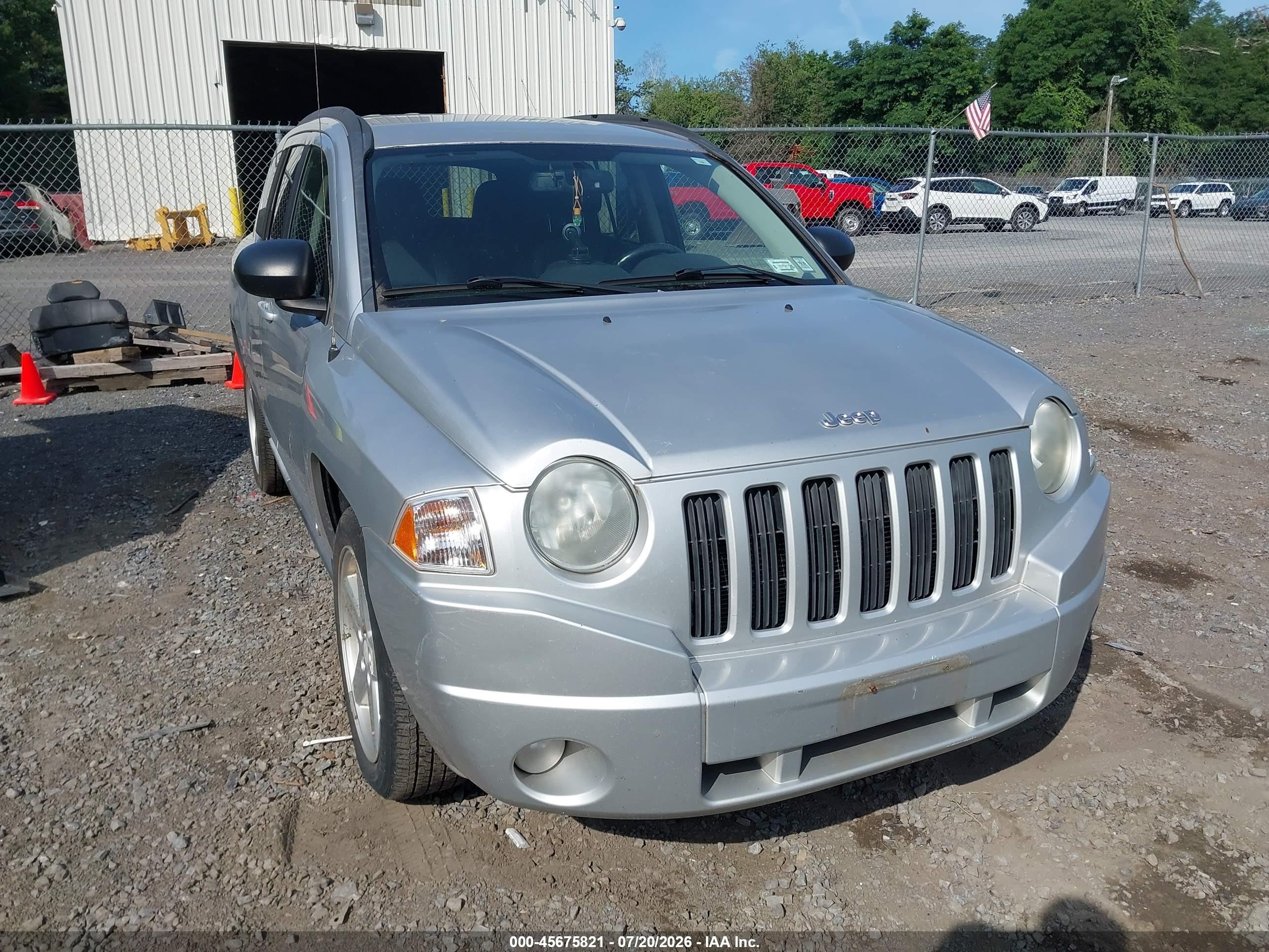 2010 Jeep Compass Limited Silver vin: 1J4NT5FB1AD526659