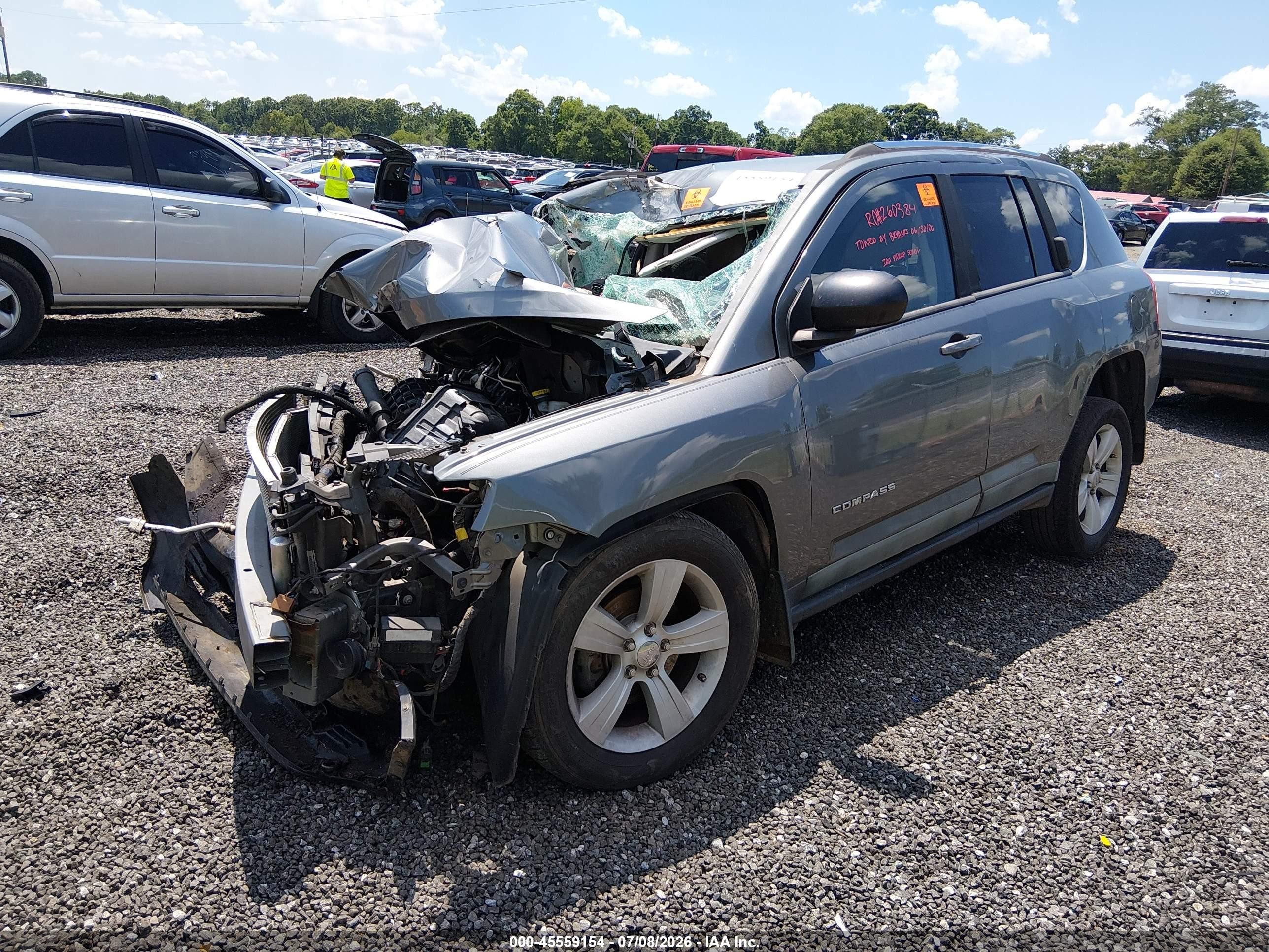 2011 Jeep Compass Limited Gray vin: 1J4NT5FB7BD287524