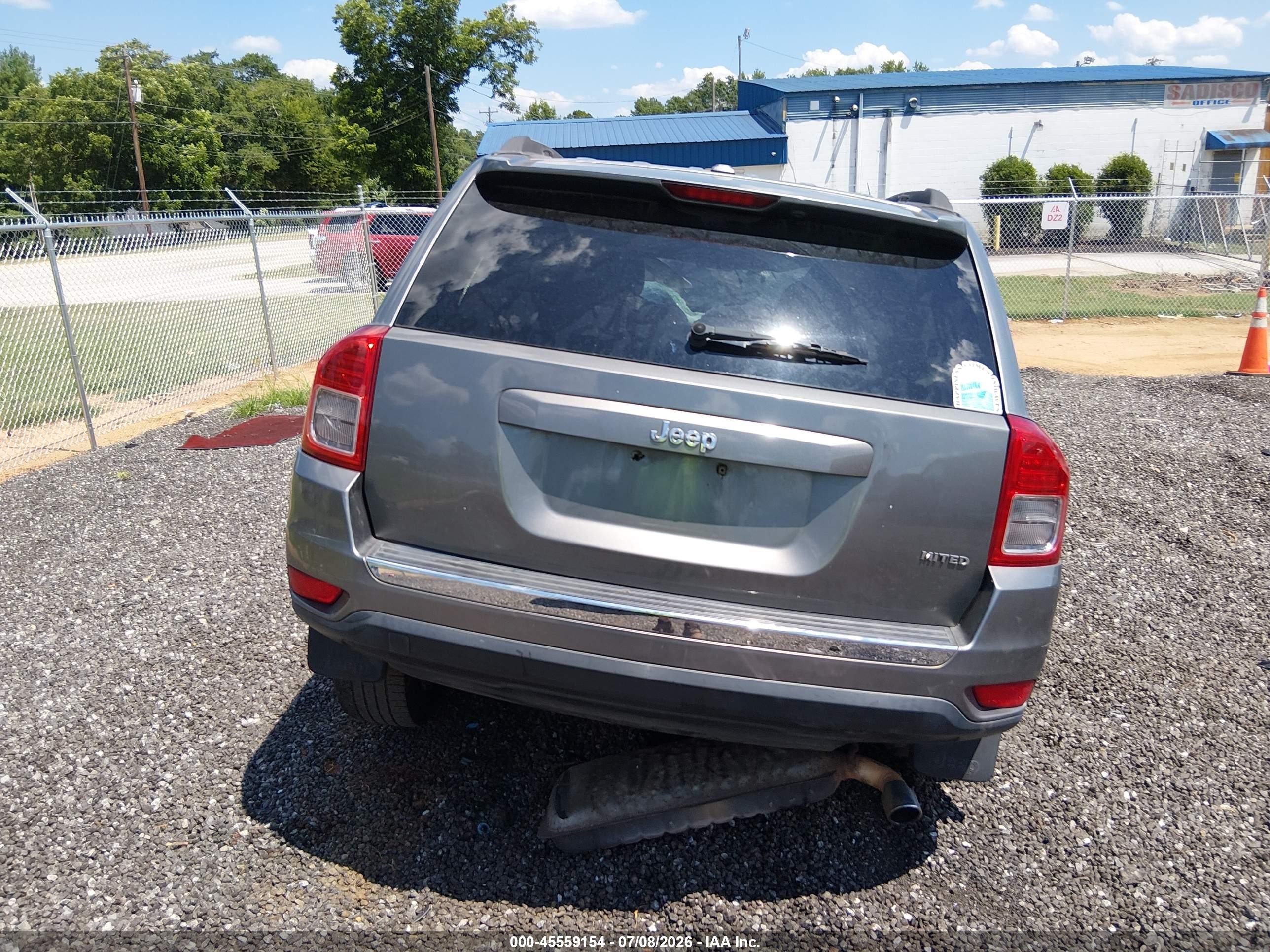 2011 Jeep Compass Limited Gray vin: 1J4NT5FB7BD287524