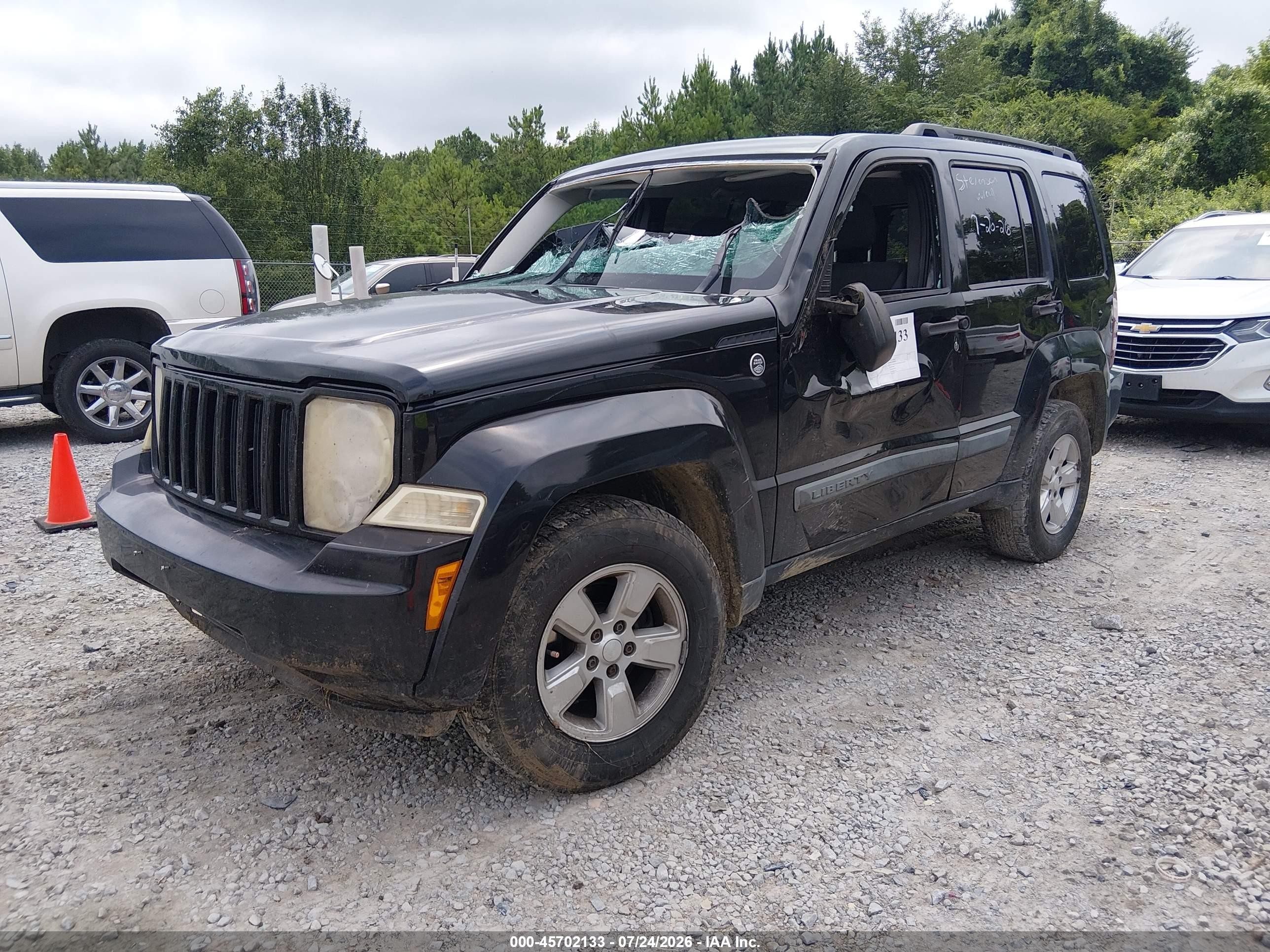 2010 Jeep Liberty Sport Black vin: 1J4PN2GK0AW102703