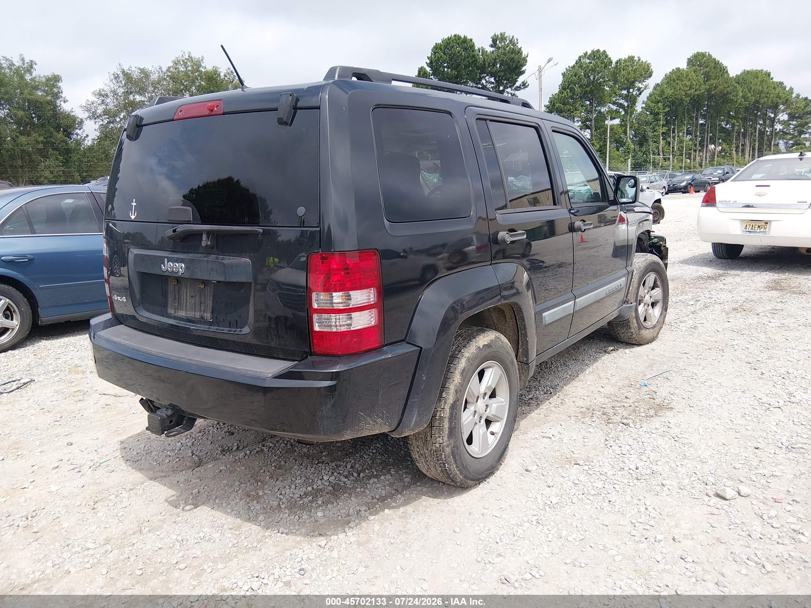2010 Jeep Liberty Sport Black vin: 1J4PN2GK0AW102703