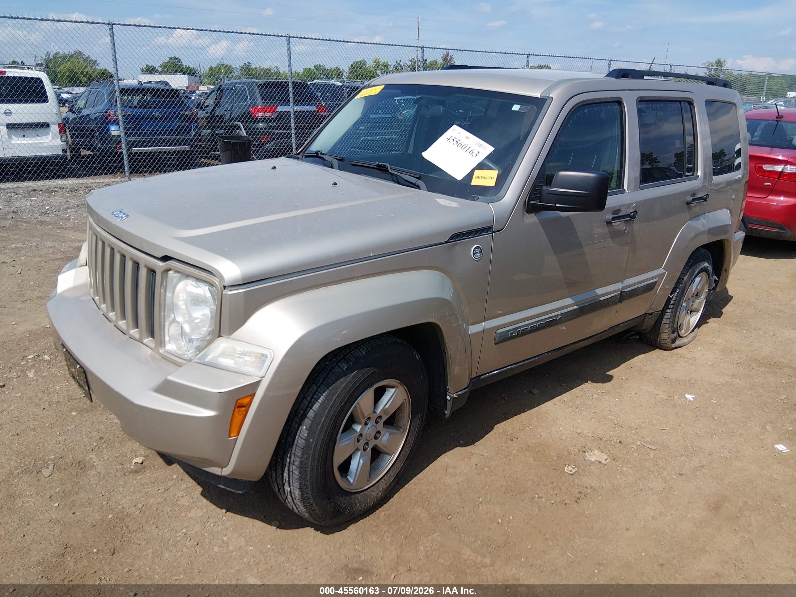 2010 Jeep Liberty Sport Коричневый vin: 1J4PN2GK0AW172847