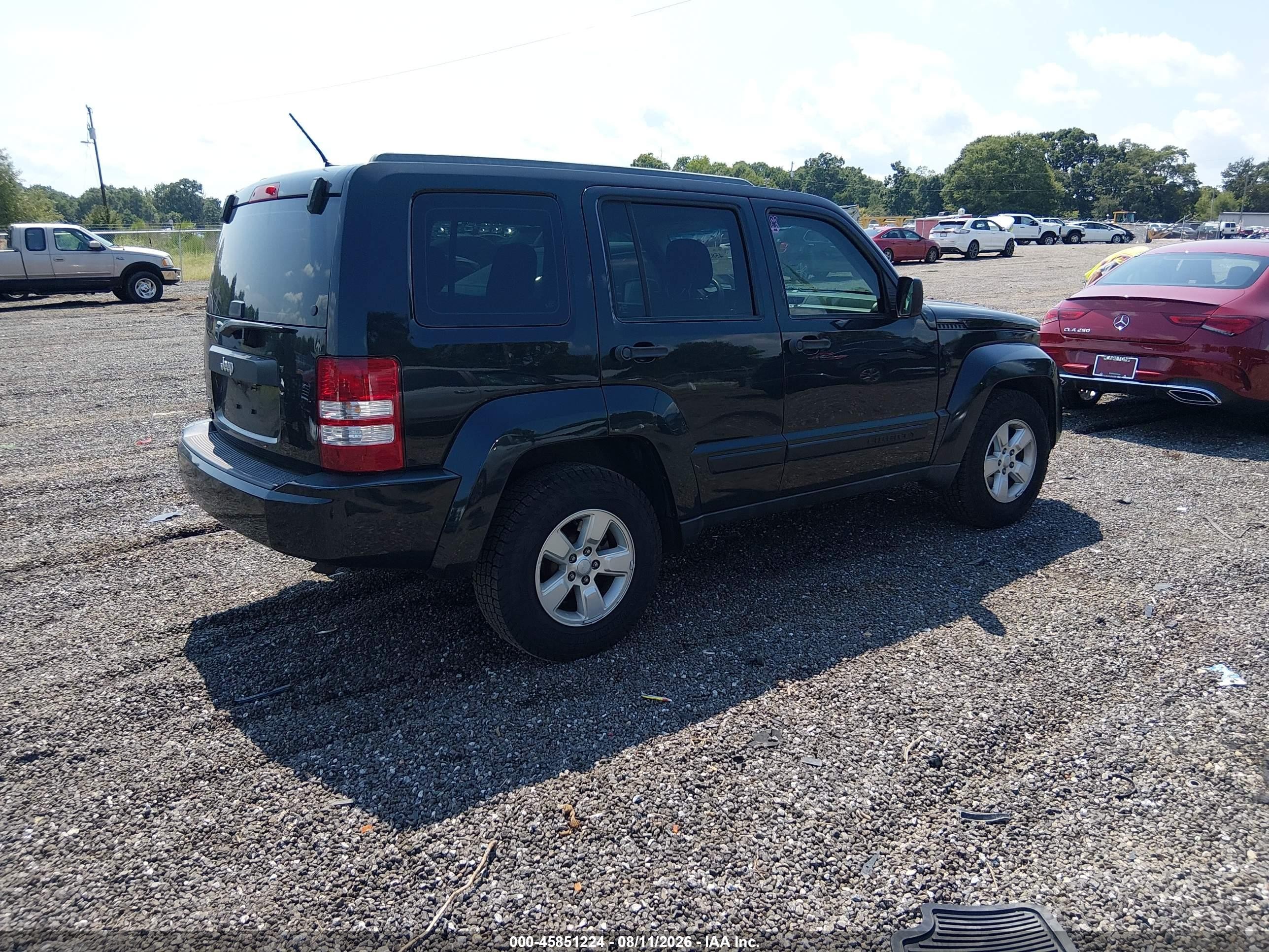 2010 Jeep Liberty Sport Черный vin: 1J4PN2GK0AW178891