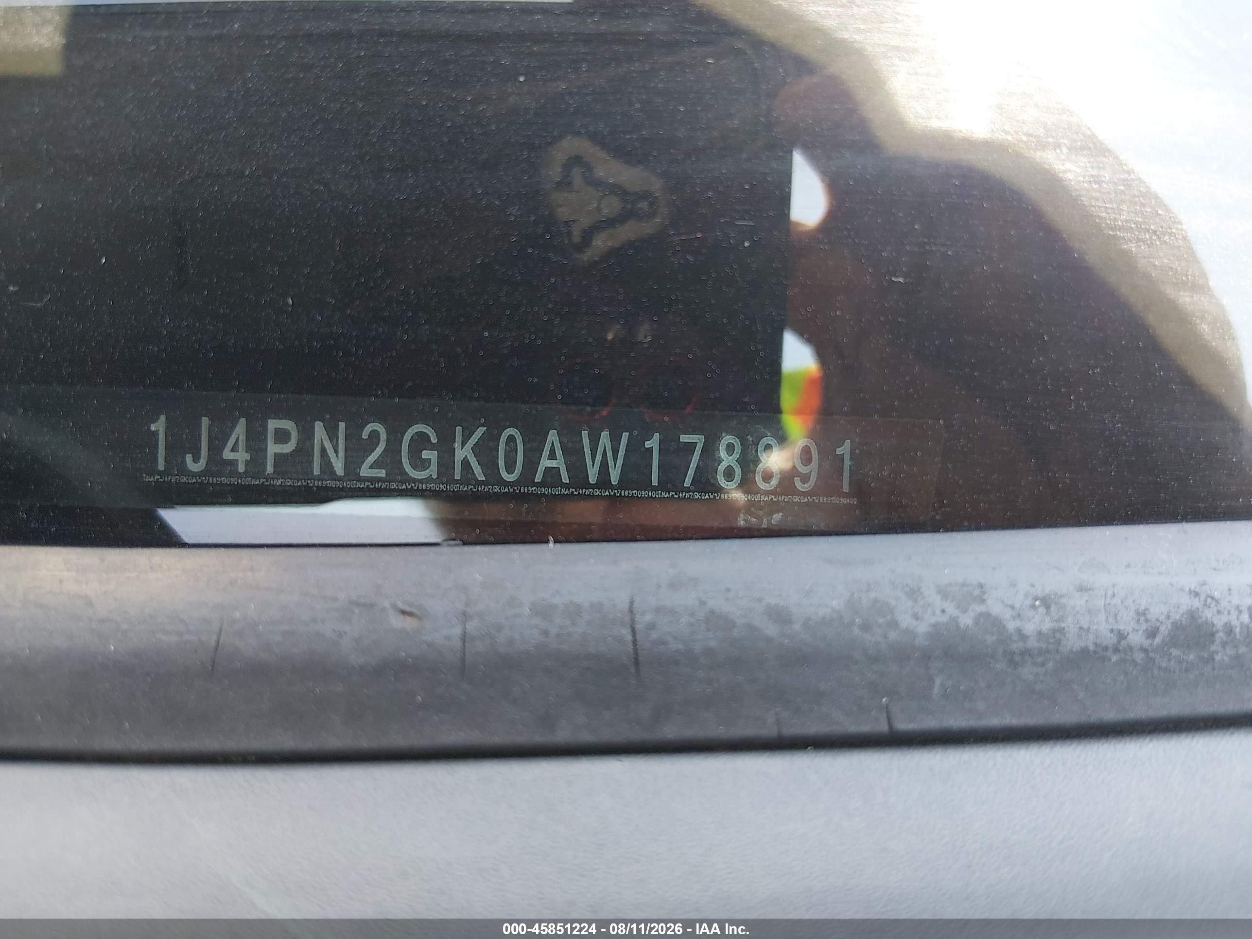 2010 Jeep Liberty Sport Черный vin: 1J4PN2GK0AW178891