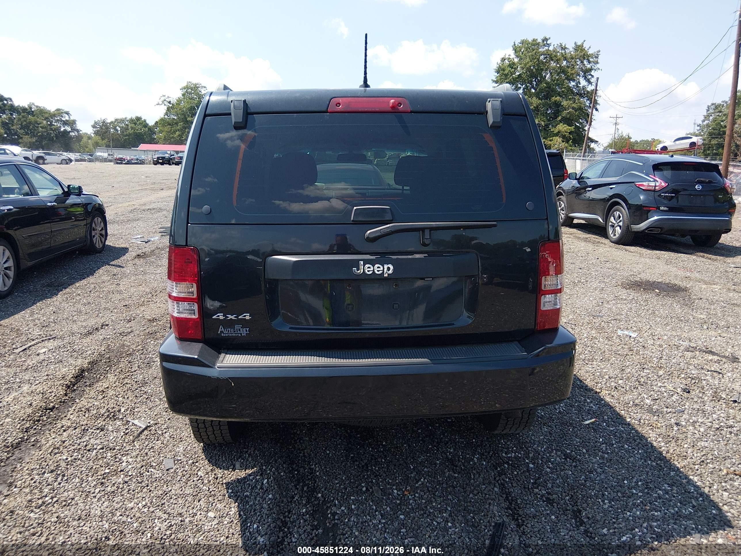 2010 Jeep Liberty Sport Черный vin: 1J4PN2GK0AW178891