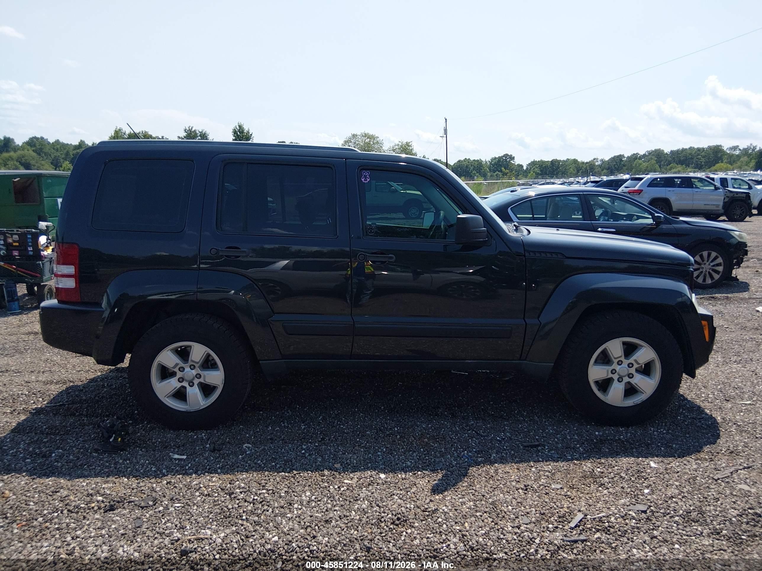 2010 Jeep Liberty Sport Черный vin: 1J4PN2GK0AW178891