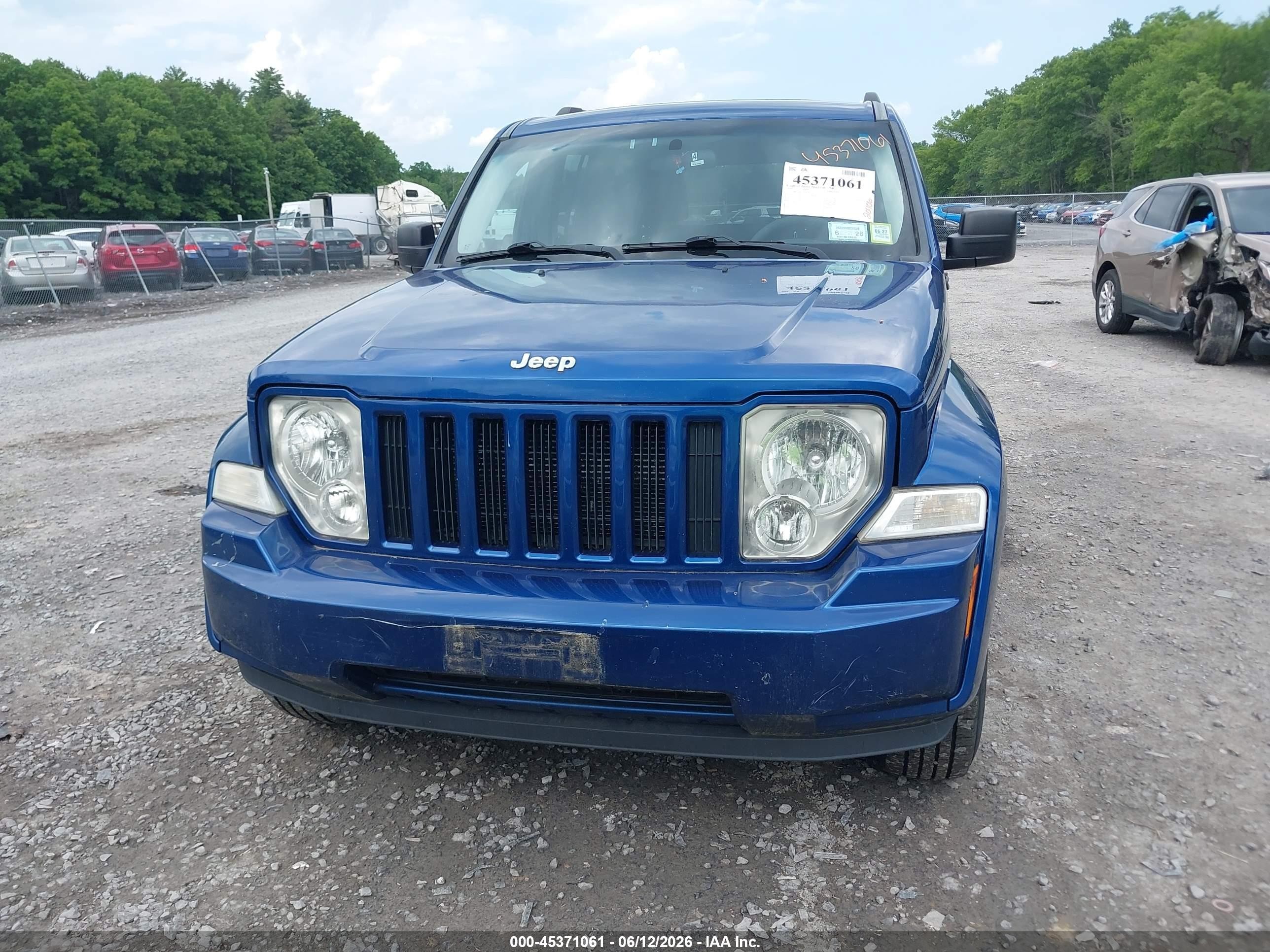 2010 Jeep Liberty Sport Blue vin: 1J4PN2GK1AW104637