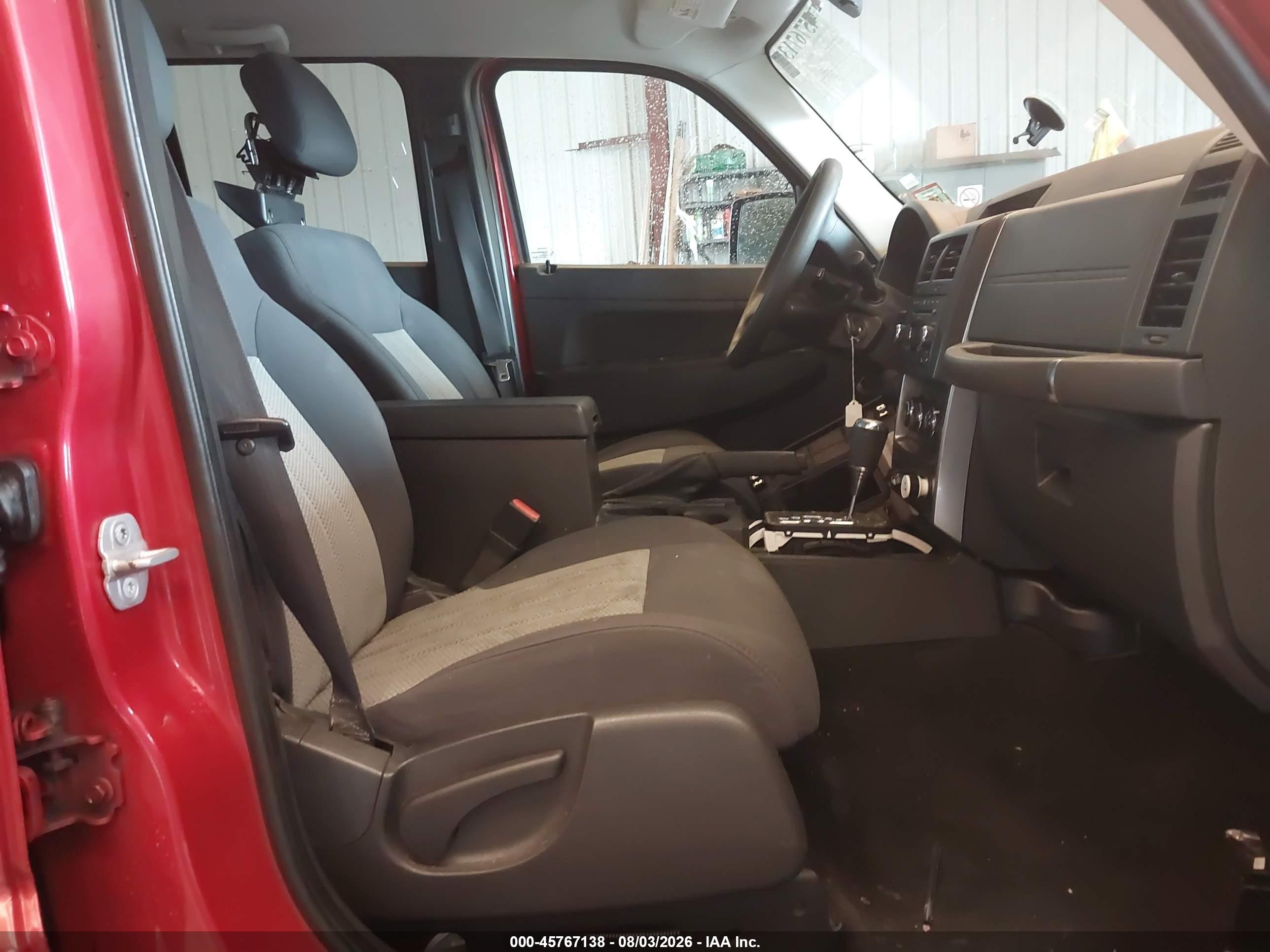 2010 Jeep Liberty Sport Red vin: 1J4PN2GK2AW102766
