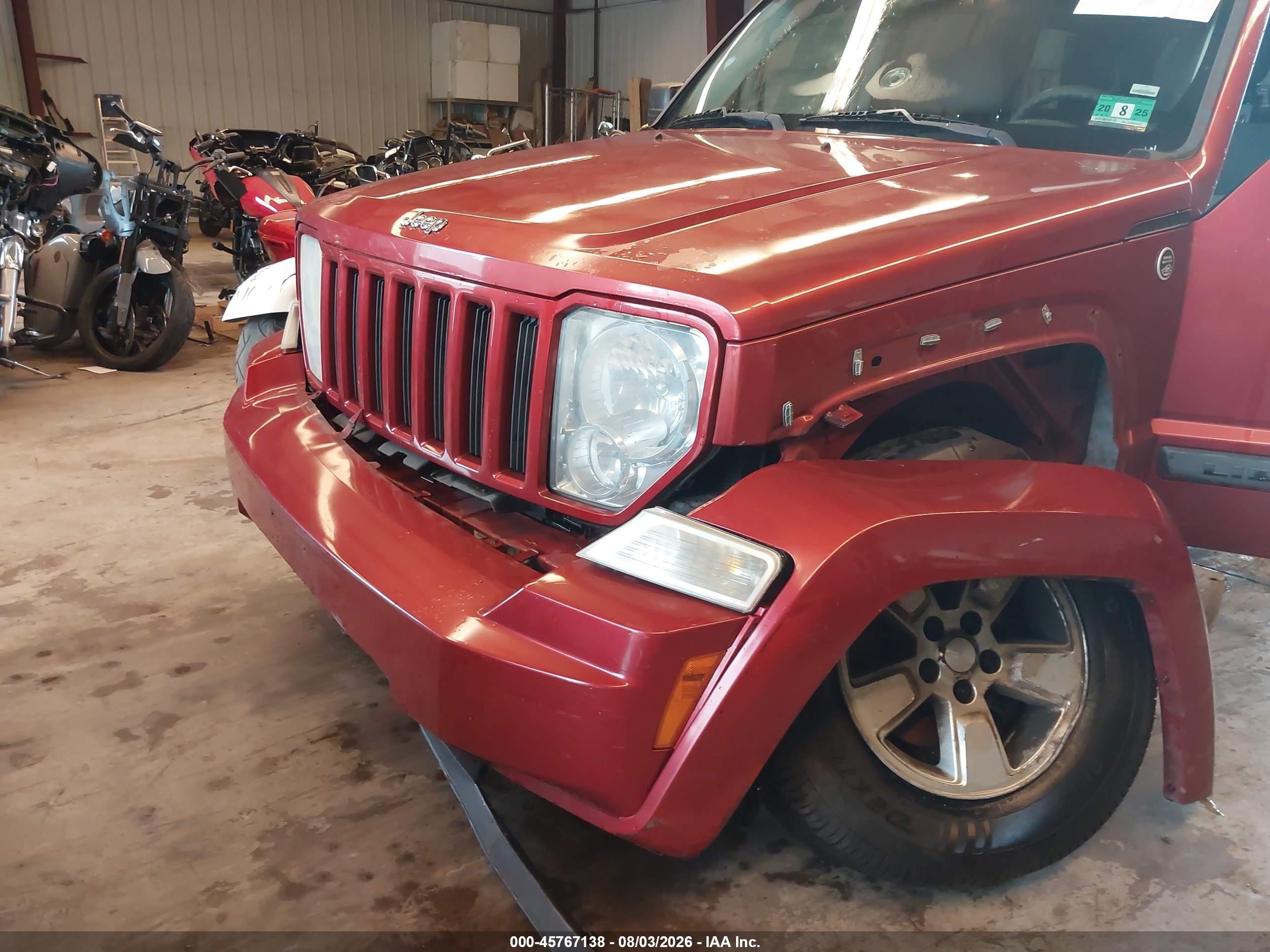 2010 Jeep Liberty Sport Red vin: 1J4PN2GK2AW102766