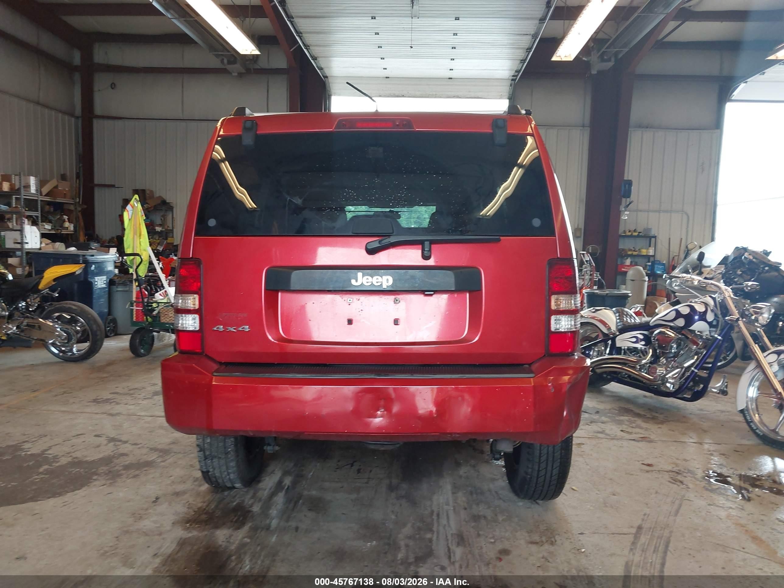 2010 Jeep Liberty Sport Red vin: 1J4PN2GK2AW102766
