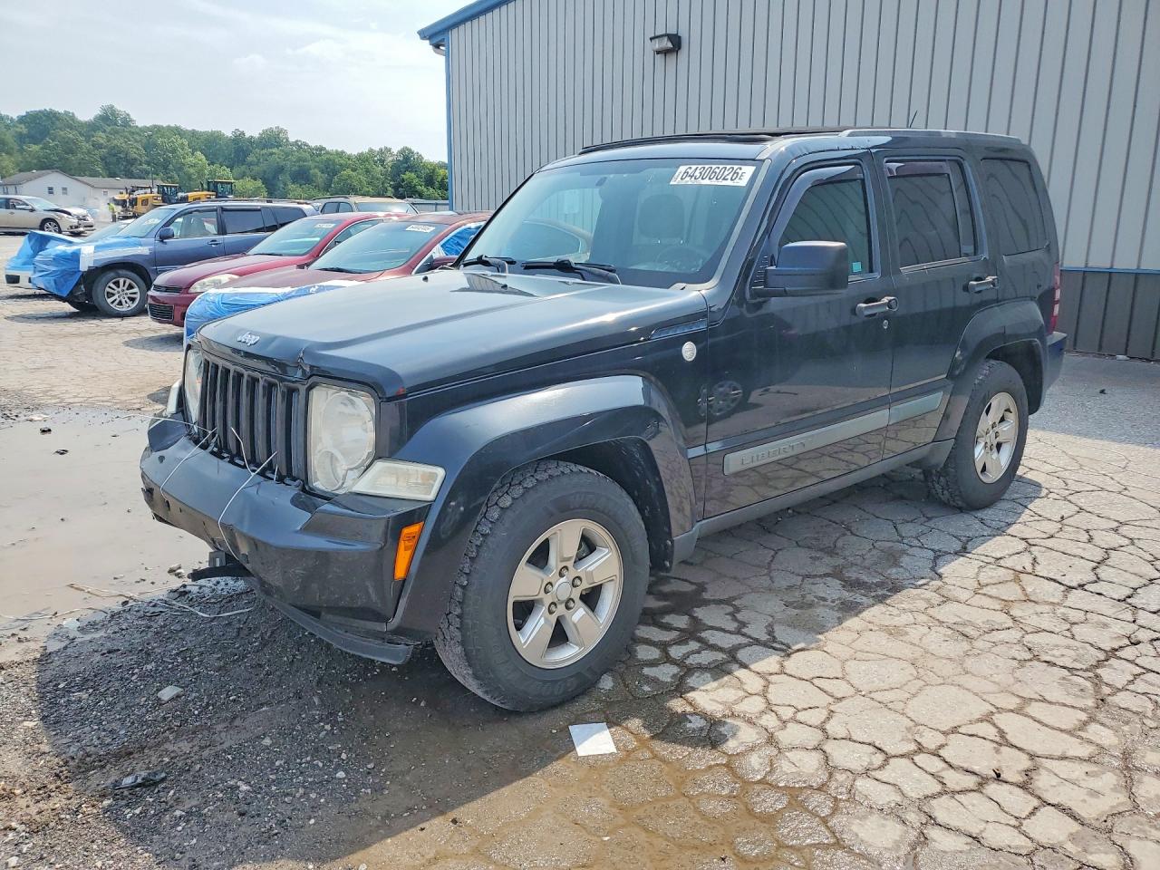 2010 Jeep Liberty Sport Black vin: 1J4PN2GK2AW159338