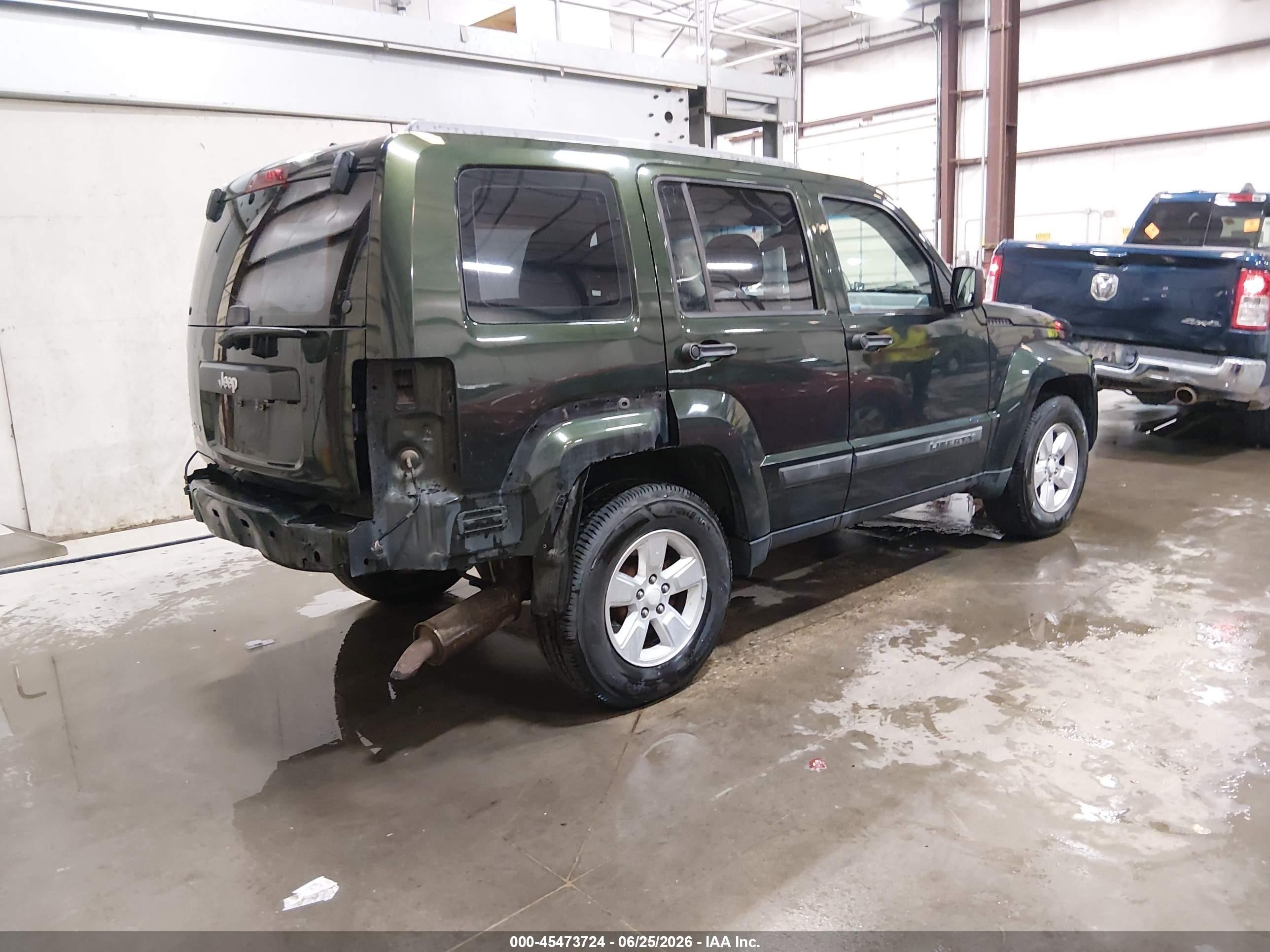 2011 Jeep Liberty Sport Green vin: 1J4PN2GK2BW510654