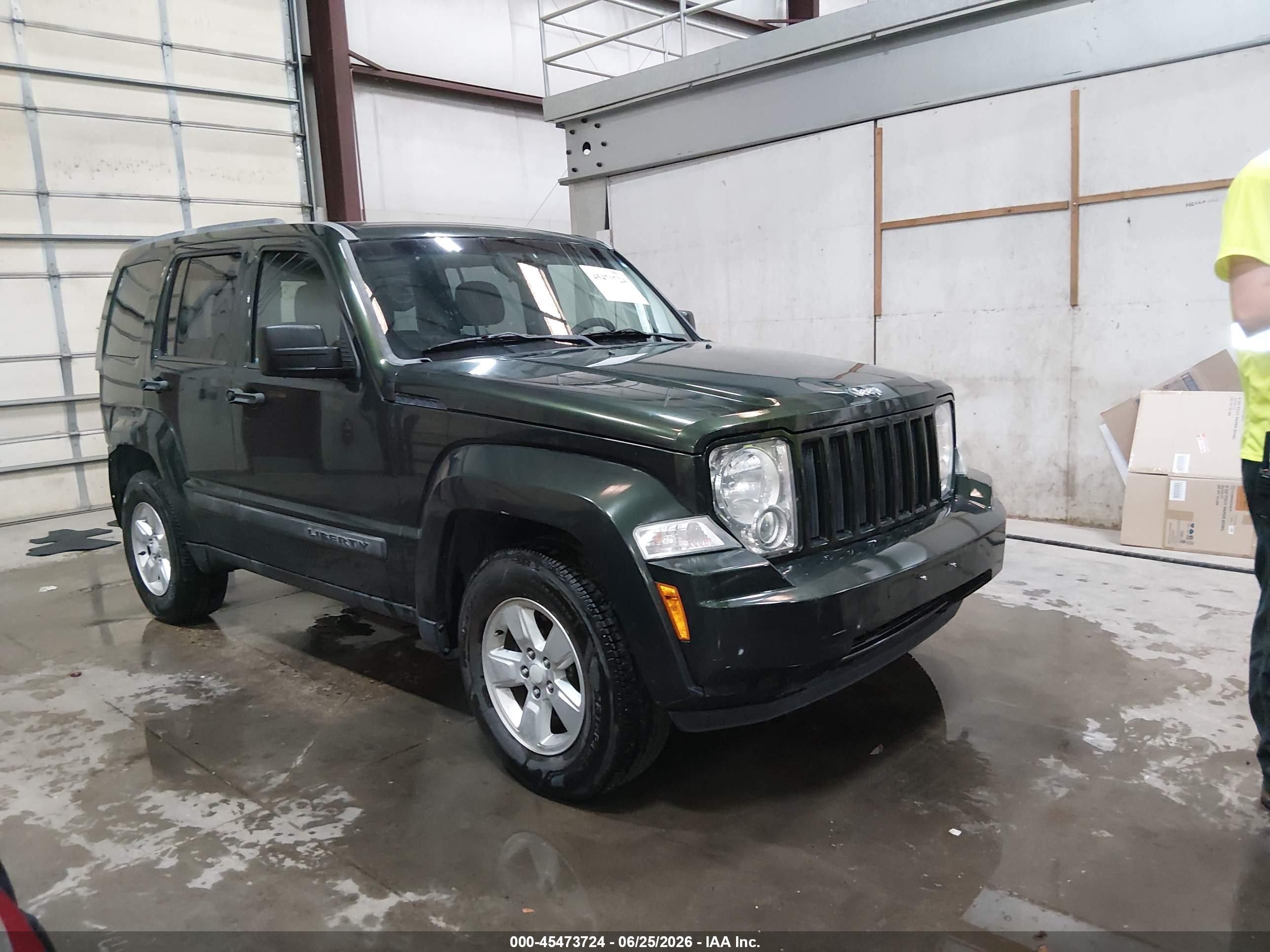 2011 Jeep Liberty Sport Green vin: 1J4PN2GK2BW510654