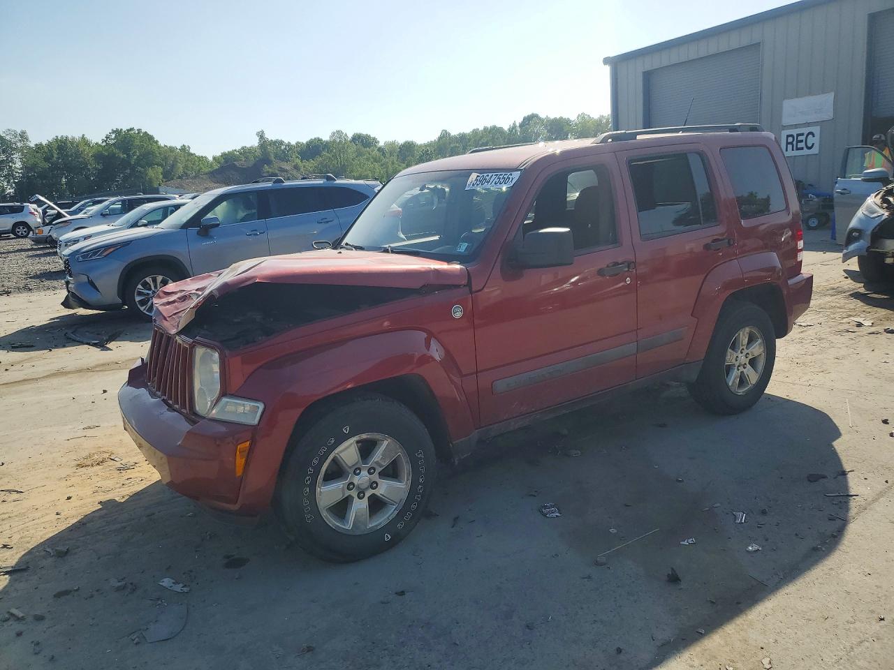 2011 Jeep Liberty Sport Burgundy vin: 1J4PN2GK2BW569302