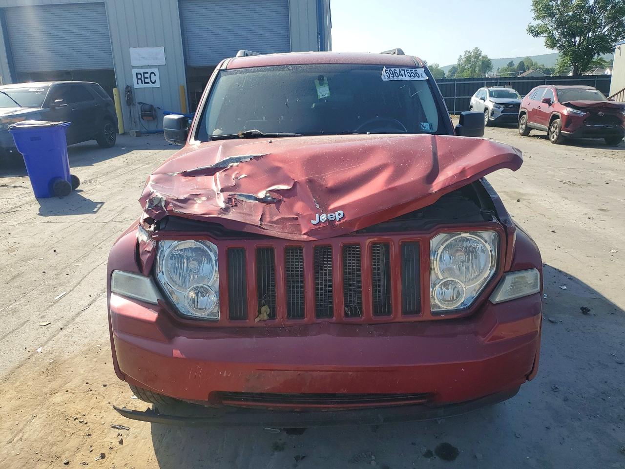 2011 Jeep Liberty Sport Burgundy vin: 1J4PN2GK2BW569302