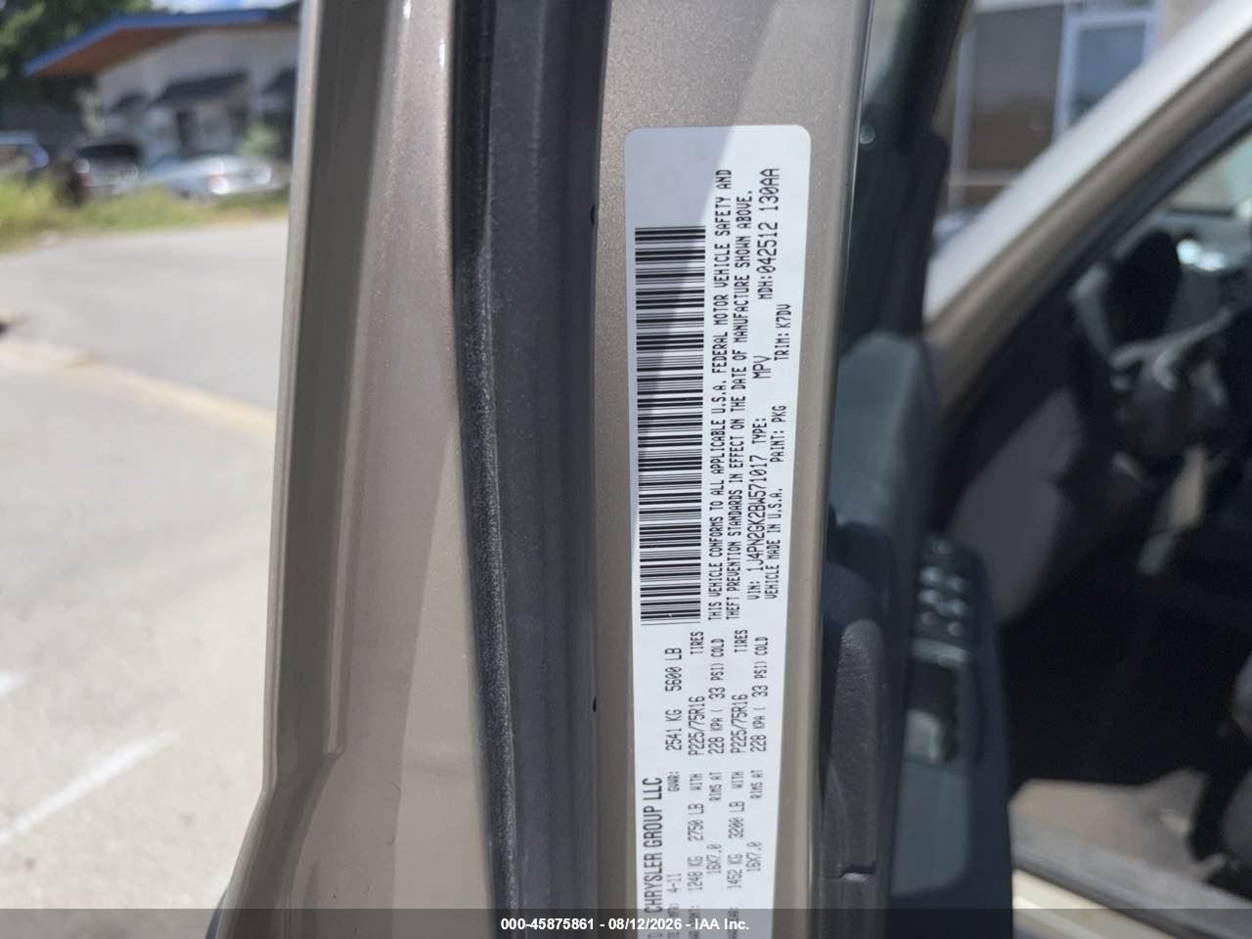 2011 Jeep Liberty Sport vin: 1J4PN2GK2BW571017
