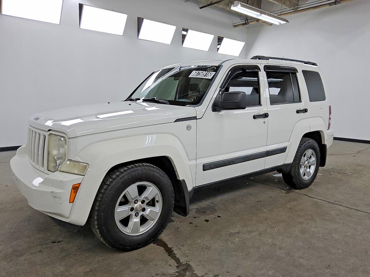 2010 Jeep Liberty Sport White vin: 1J4PN2GK3AW110438