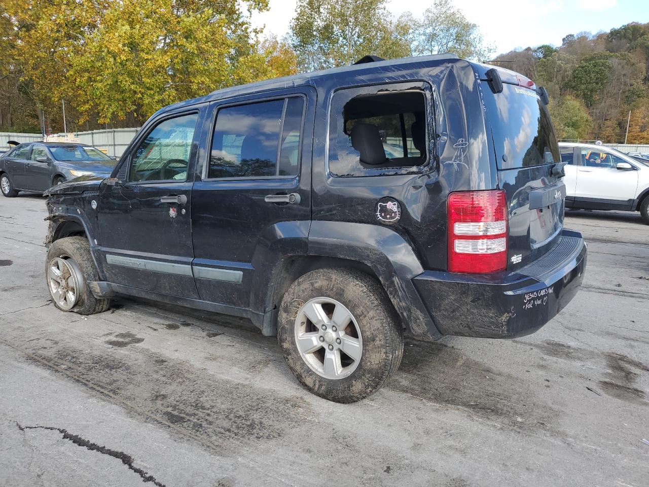 2010 Jeep Liberty Sport Black vin: 1J4PN2GK3AW111945