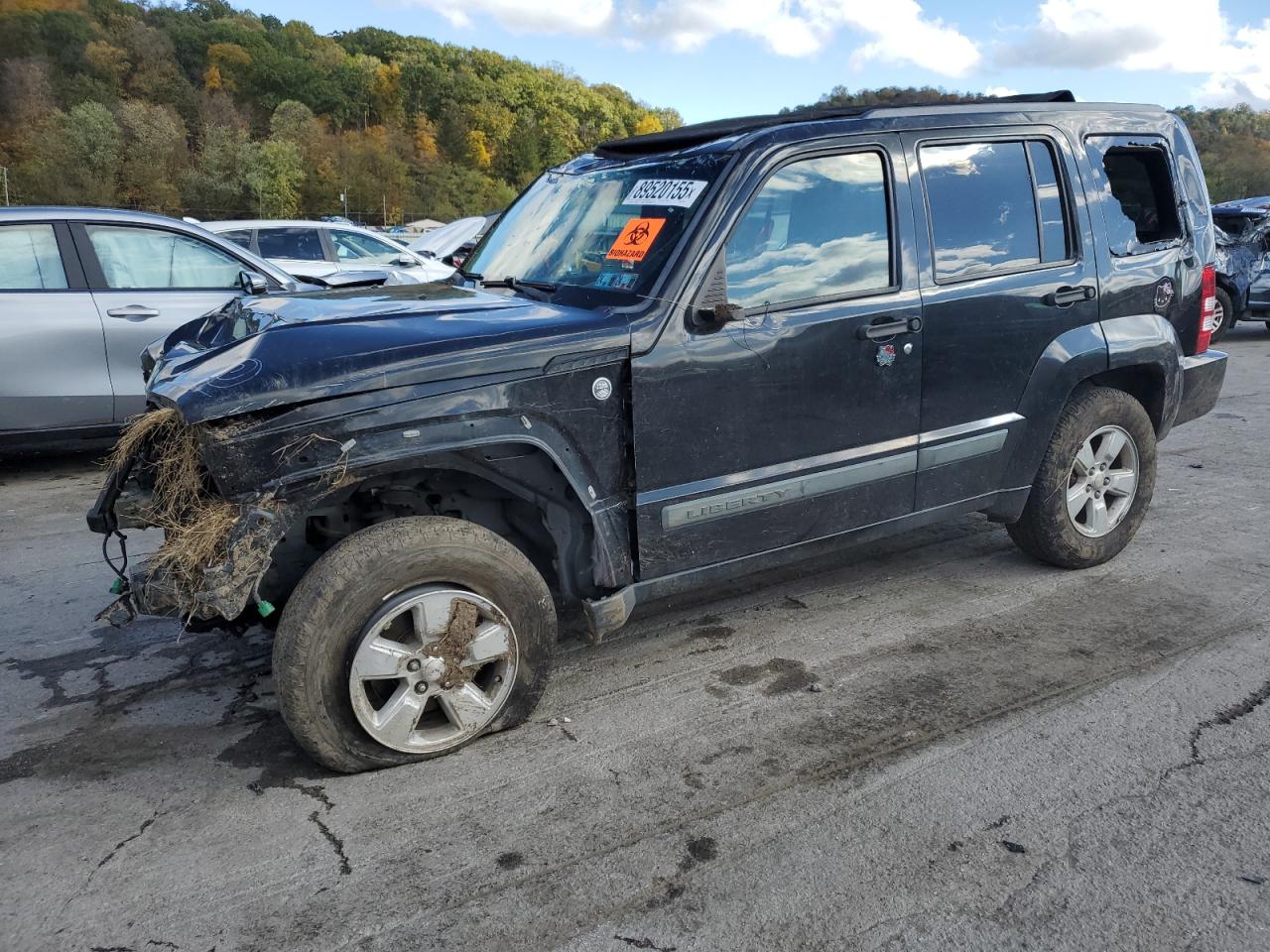 2010 Jeep Liberty Sport Черный vin: 1J4PN2GK3AW111945