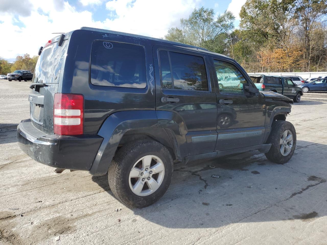 2010 Jeep Liberty Sport Black vin: 1J4PN2GK3AW111945