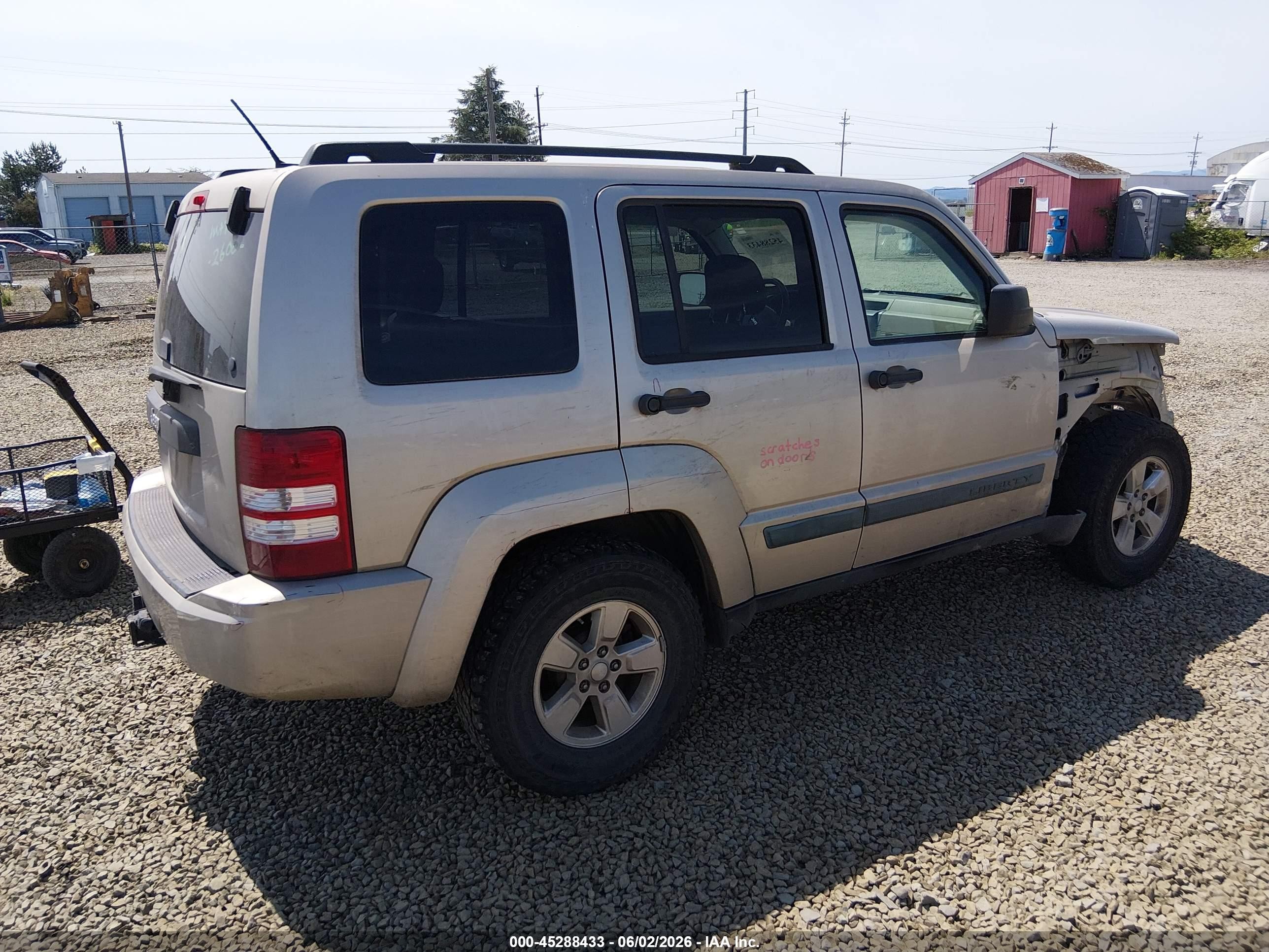 2010 Jeep Liberty Sport Коричневый vin: 1J4PN2GK3AW130818