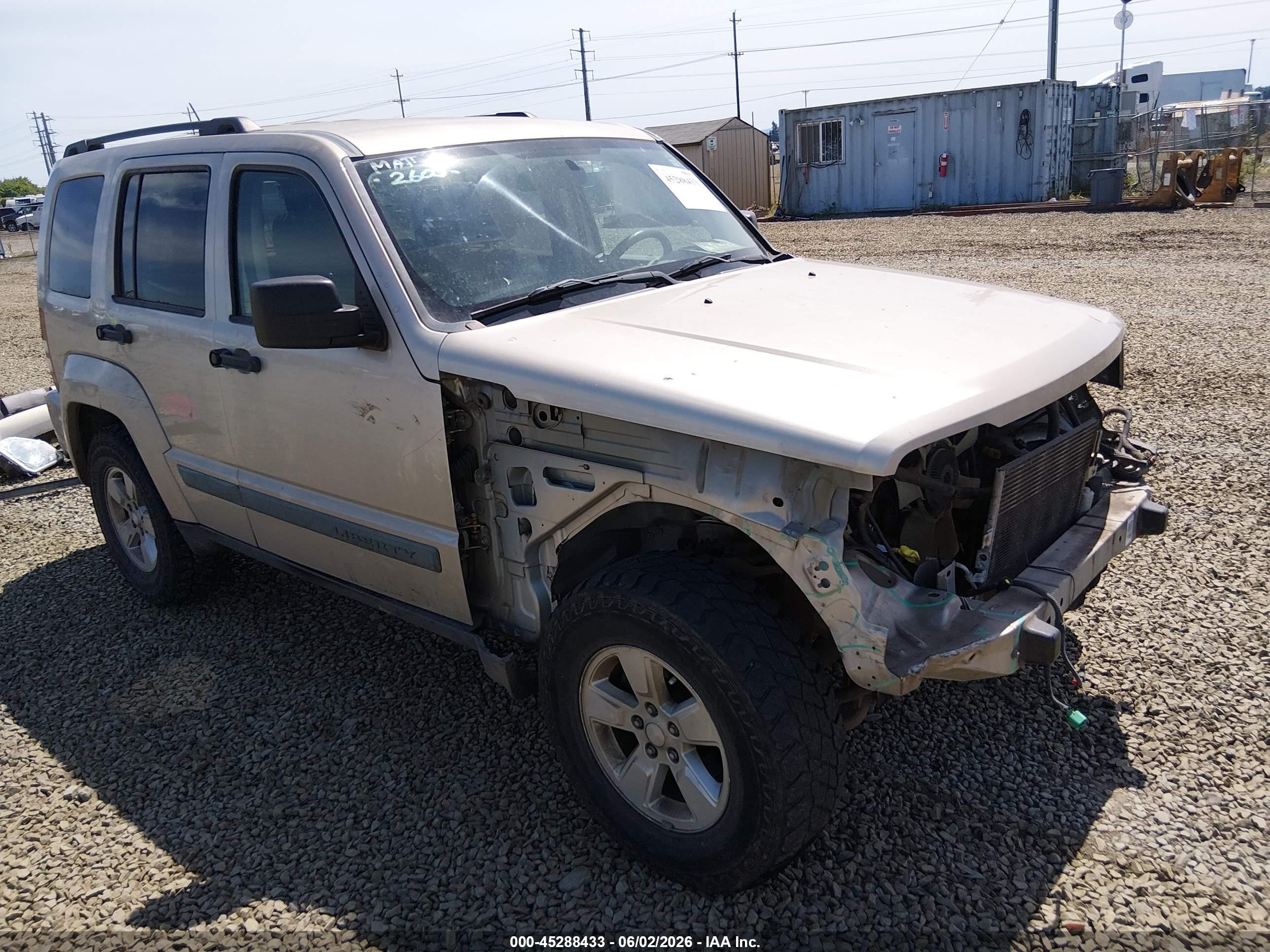 2010 Jeep Liberty Sport Коричневый vin: 1J4PN2GK3AW130818