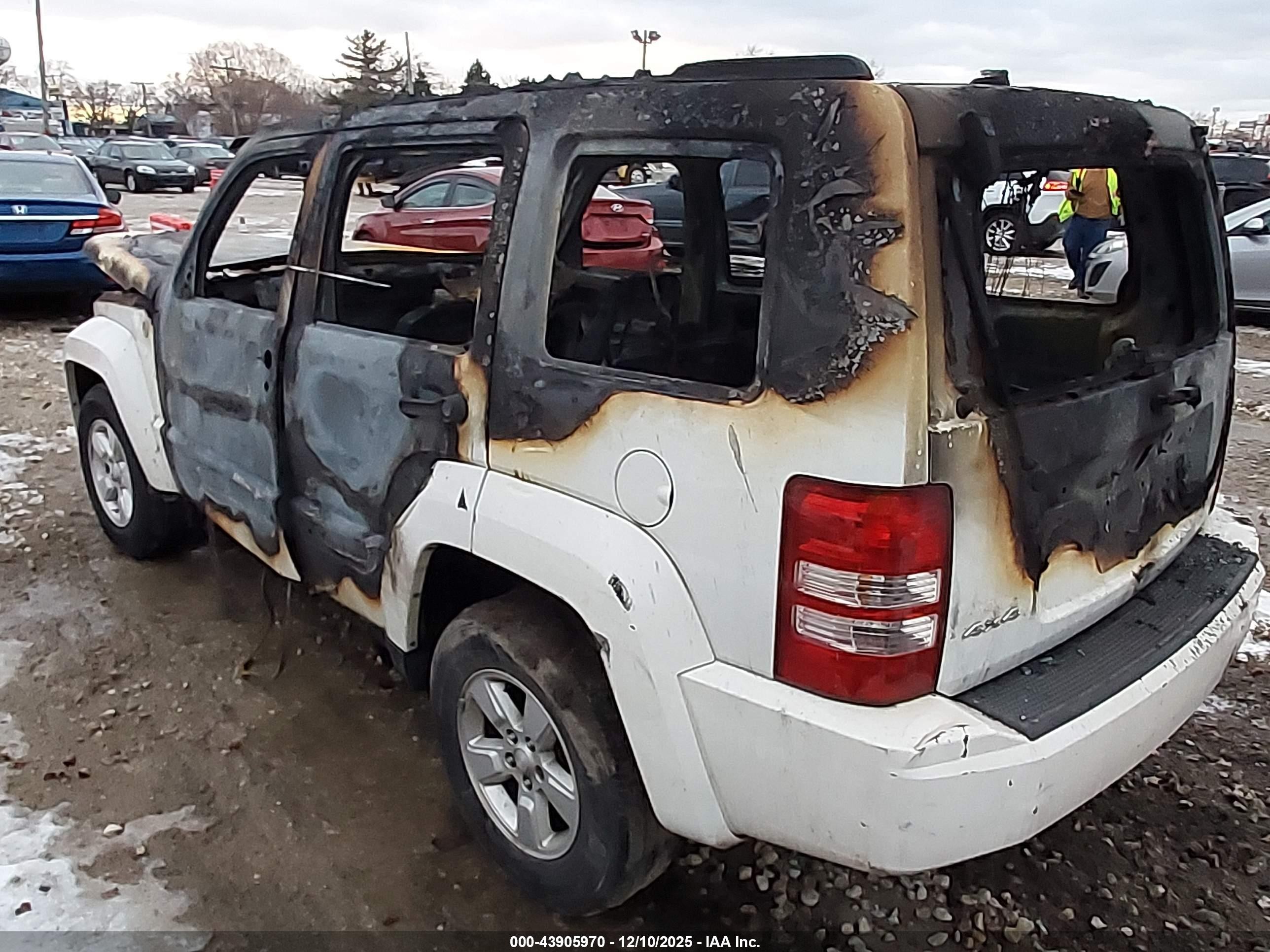 2010 Jeep Liberty Sport White vin: 1J4PN2GK3AW135114