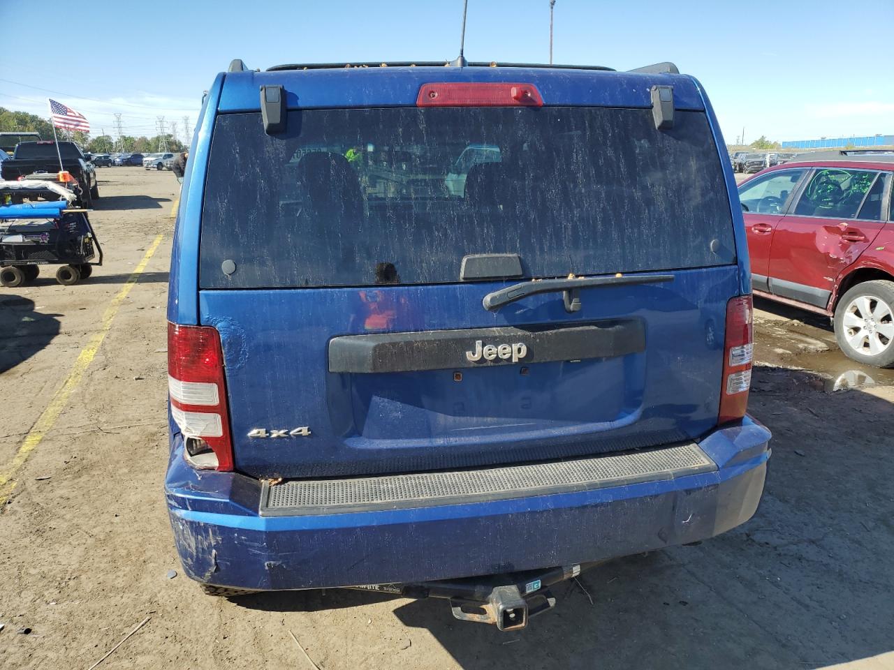 2010 Jeep Liberty Sport Синий vin: 1J4PN2GK3AW142449