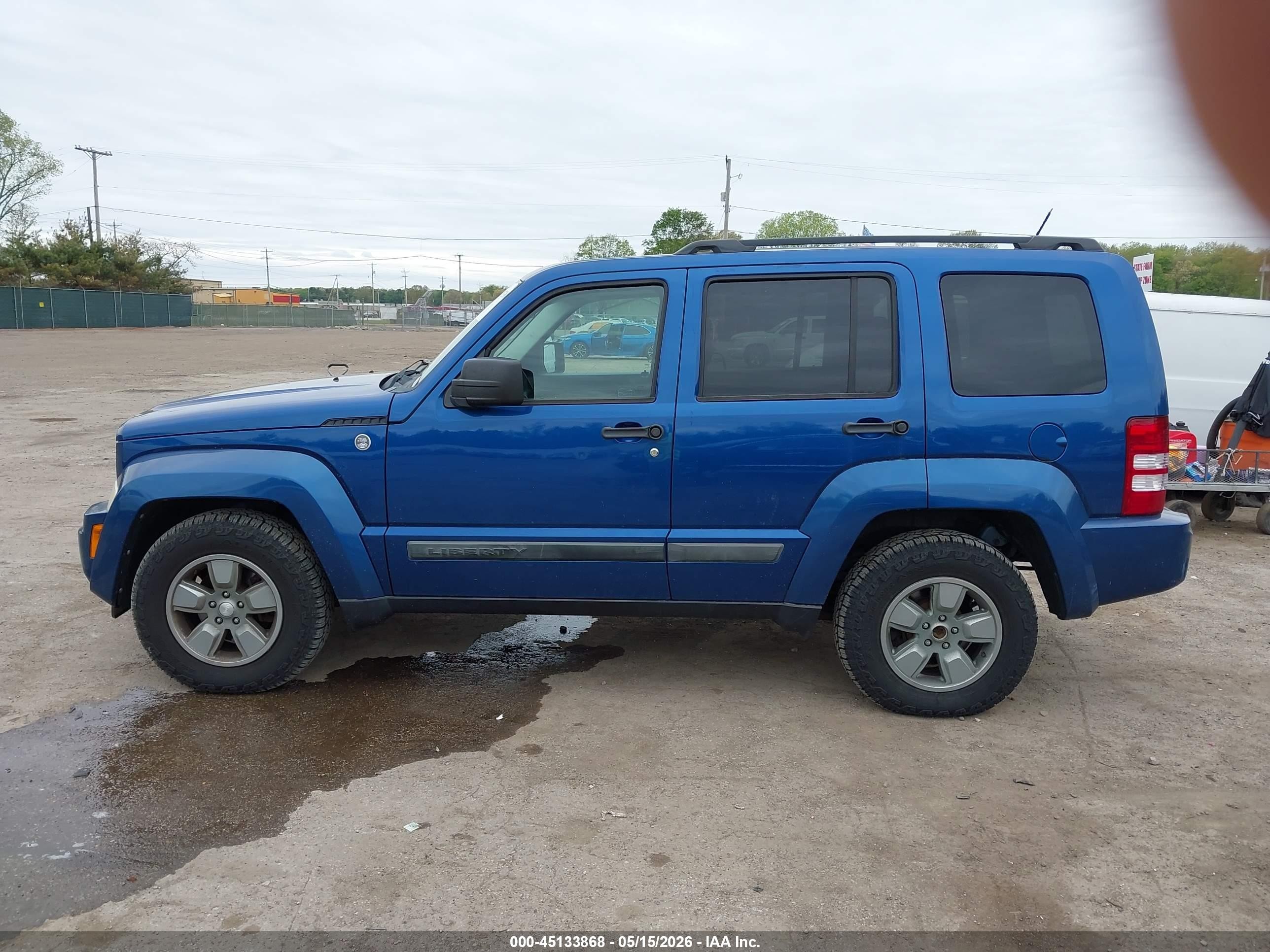 2010 Jeep Liberty Sport Blue vin: 1J4PN2GK3AW176956