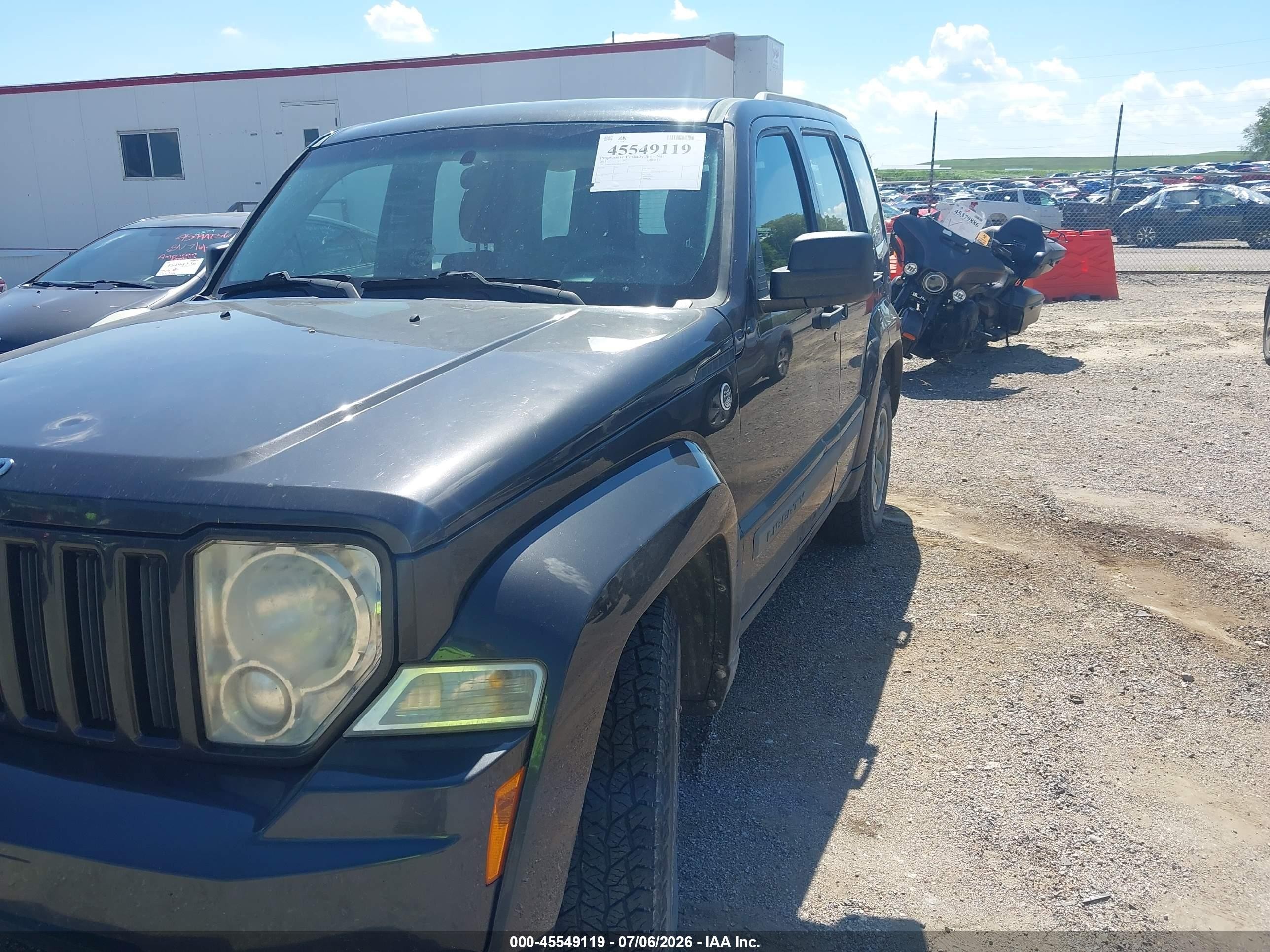 2011 Jeep Liberty Sport Black vin: 1J4PN2GK3BW595472