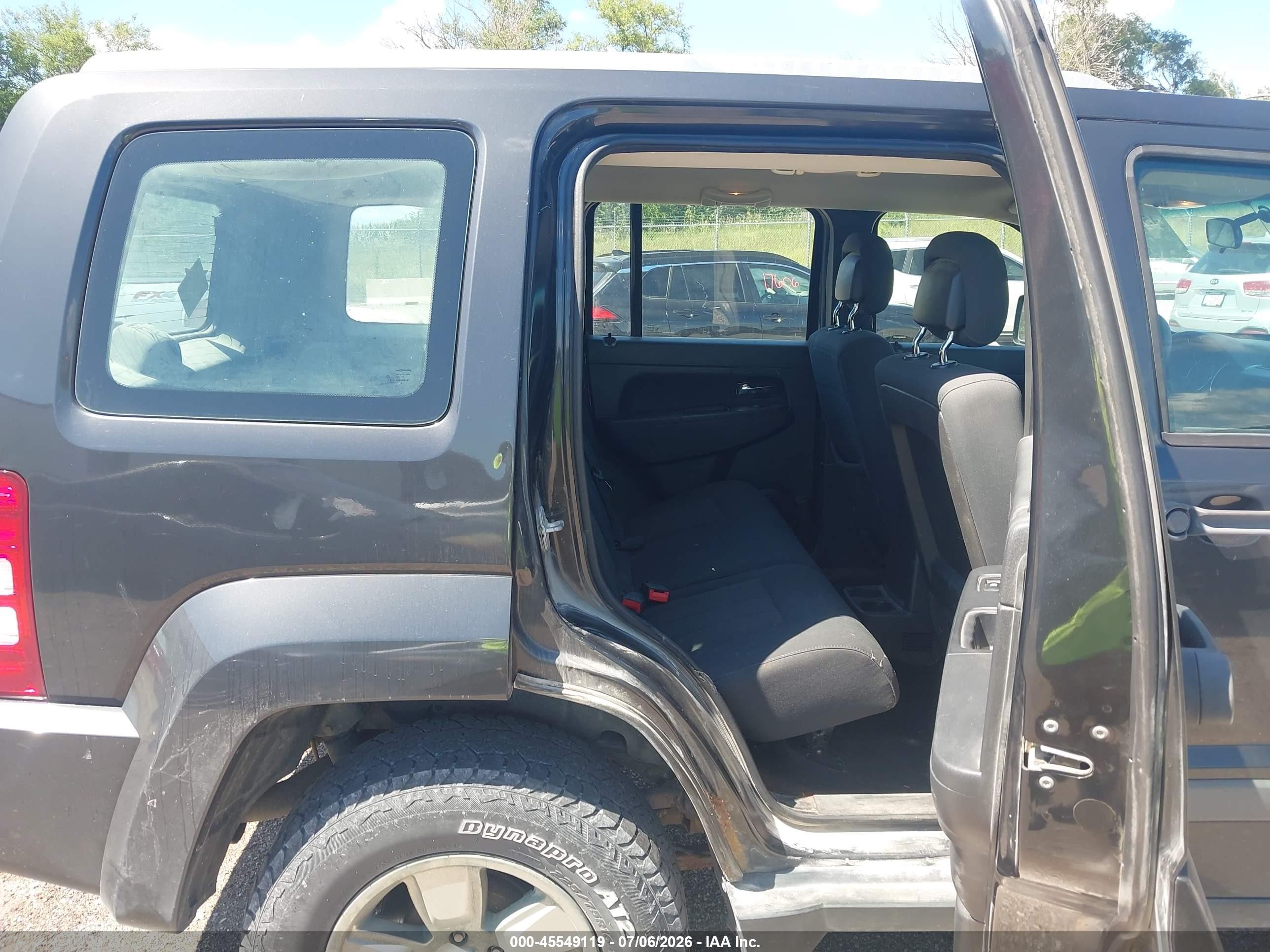 2011 Jeep Liberty Sport Black vin: 1J4PN2GK3BW595472