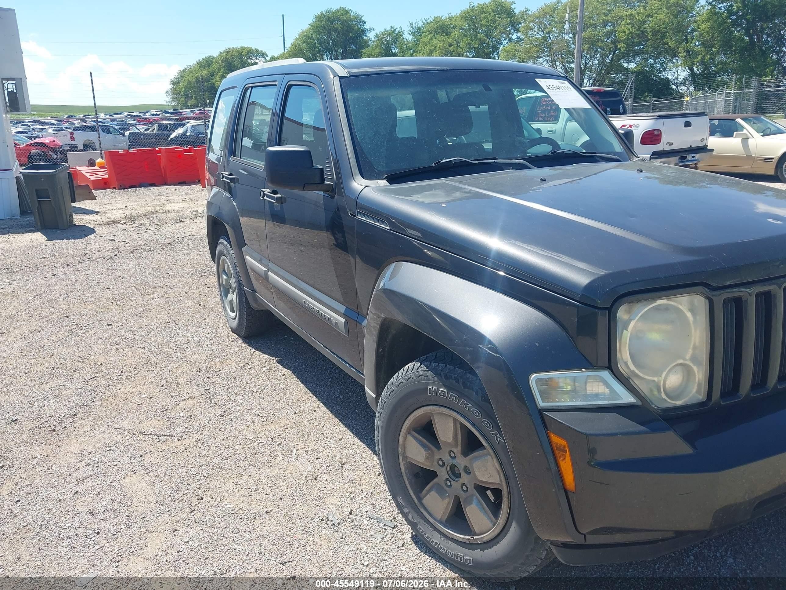 2011 Jeep Liberty Sport Black vin: 1J4PN2GK3BW595472